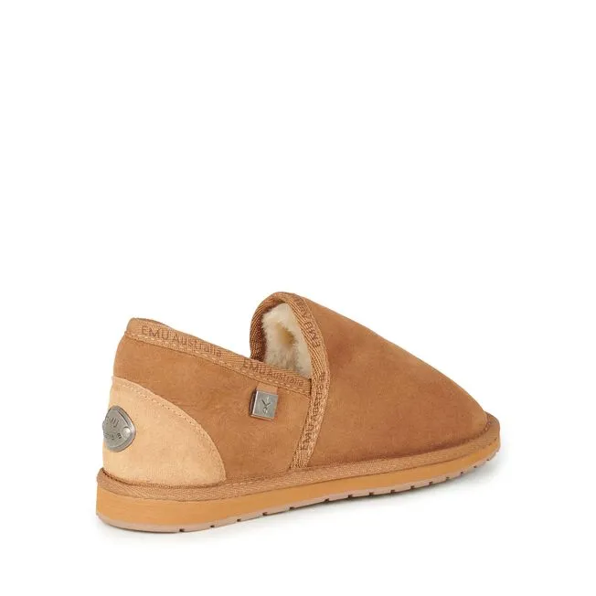 Mens Platinum Ashford Slipper | Chestnut