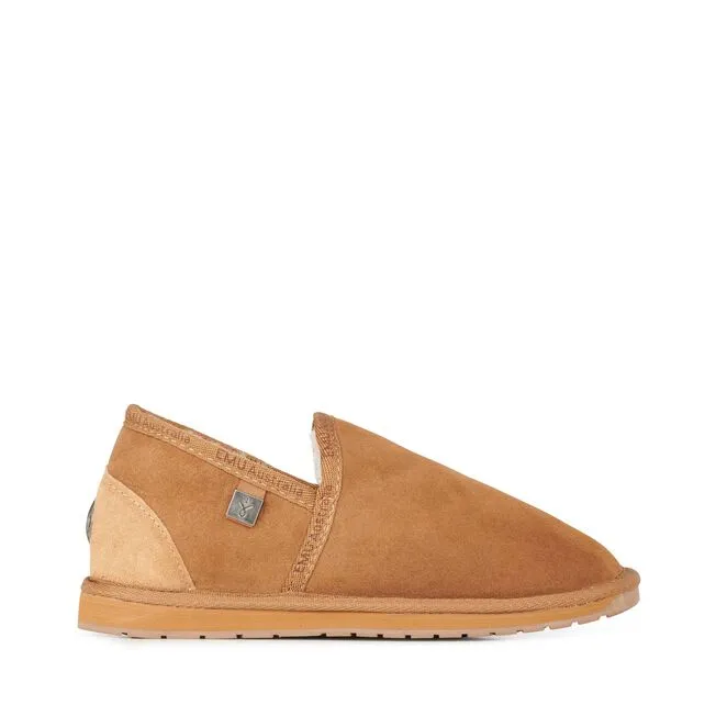 Mens Platinum Ashford Slipper | Chestnut