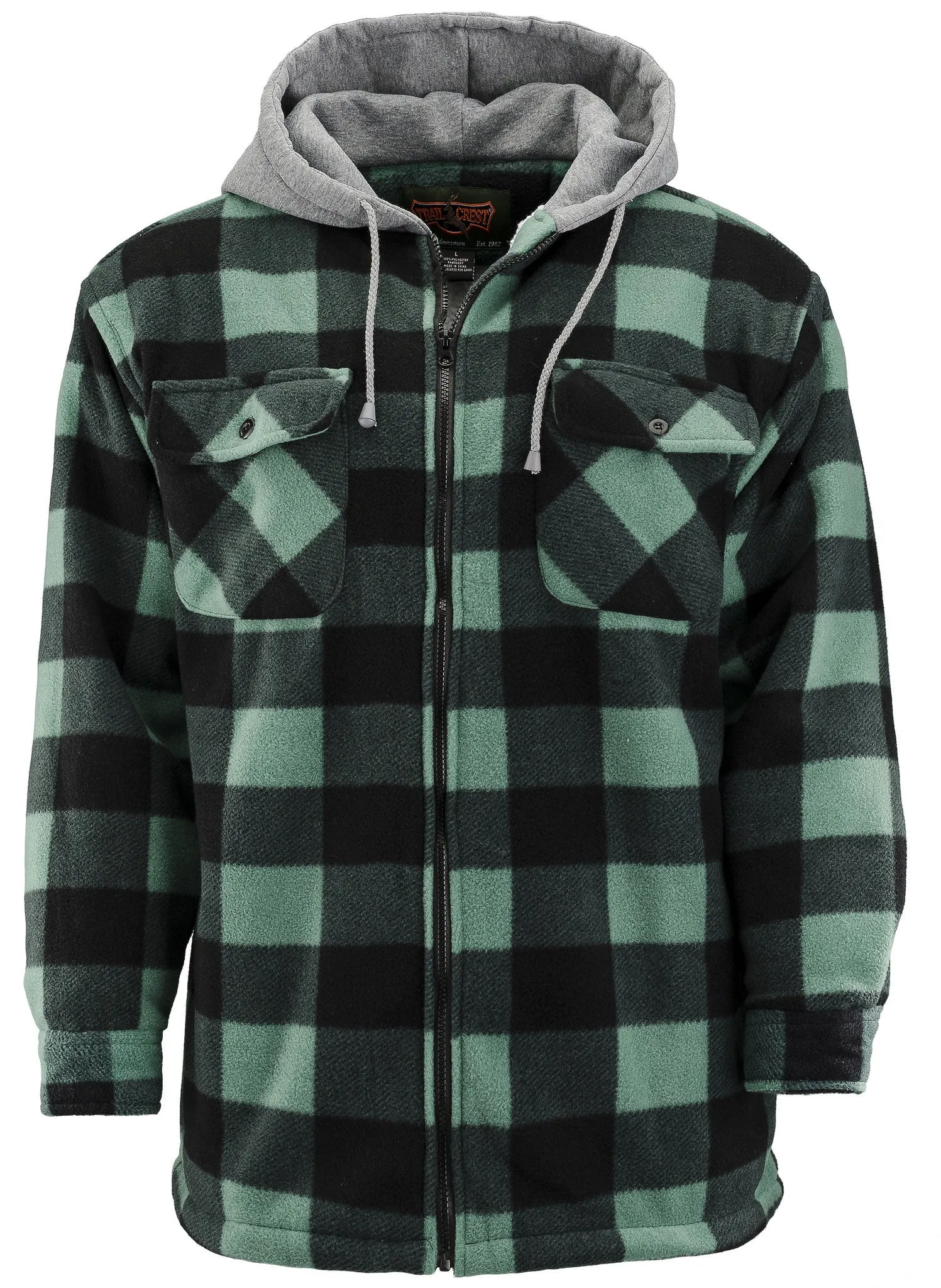 MEN'S THURMOND SHERPA LINED PLAID WORK JACKET