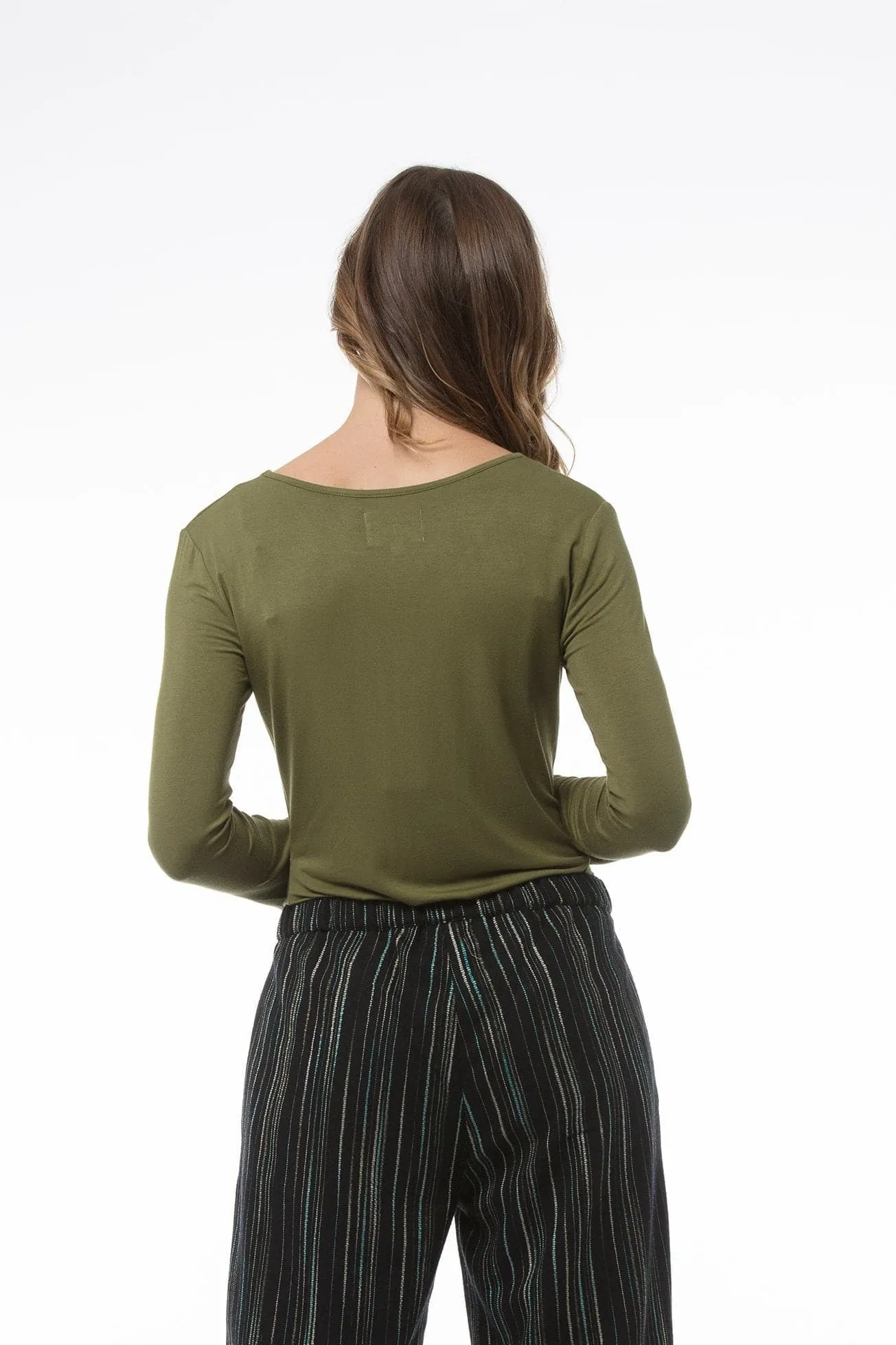 MICHELLE Top - Moss Green