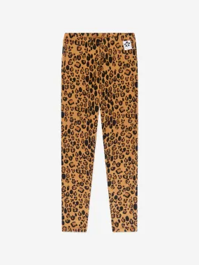 Mini Rodini Girls Leopard Print Leggings