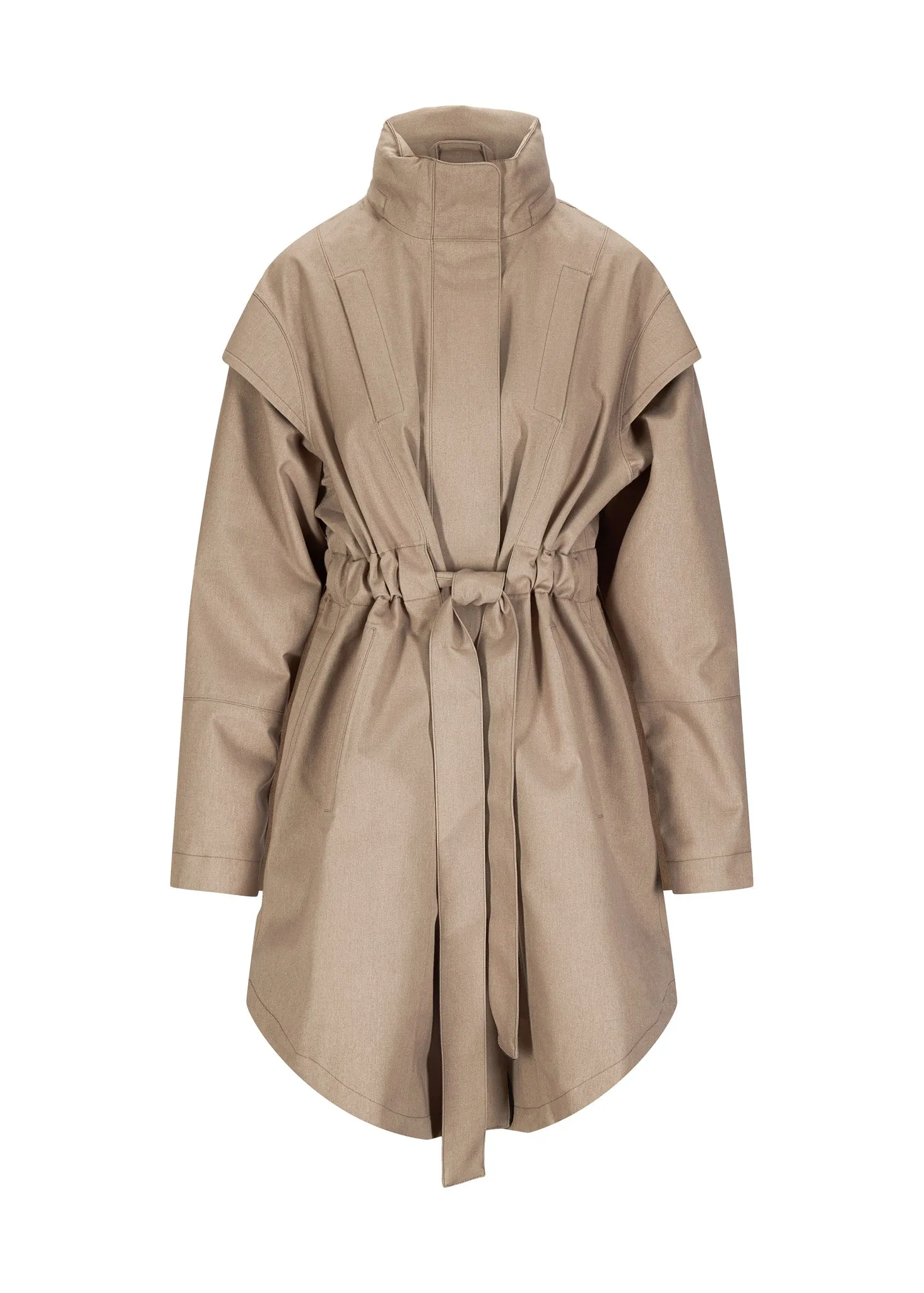 Monsun Coat - Taupe