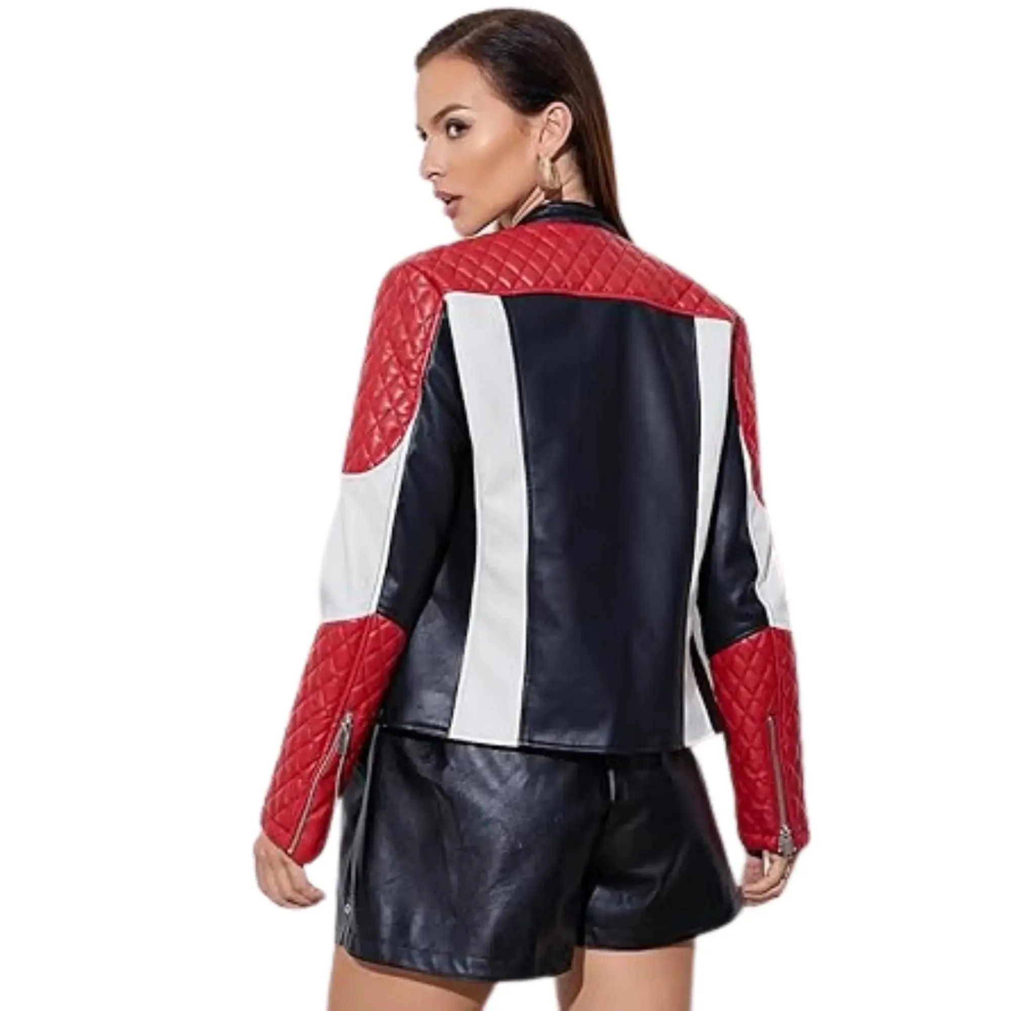 Moto racer Leather Jacket