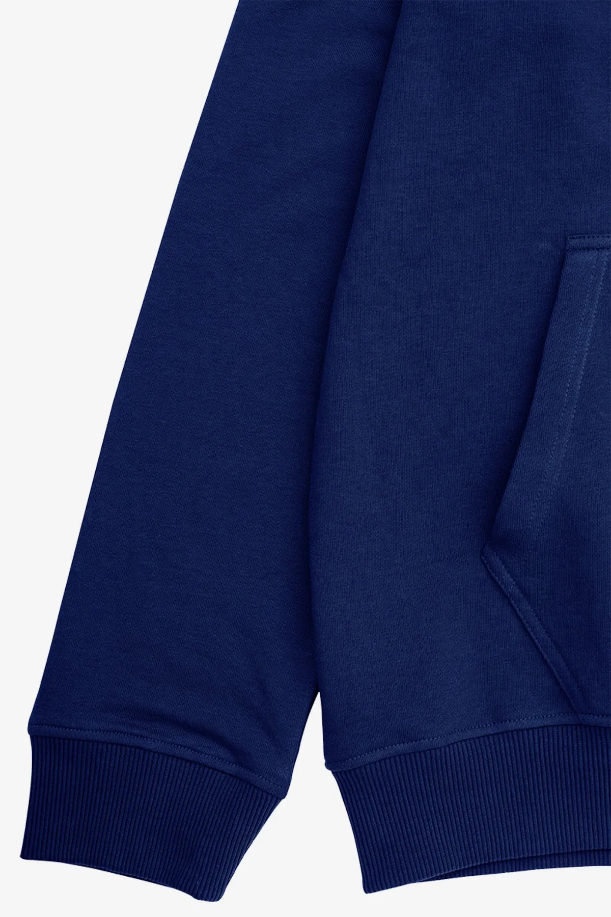 Navy Embroidered Zipper Hoodie - S24 - MH0093R