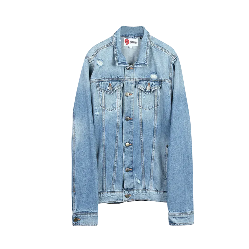 No. 9 Carnaby Distressed Denim Jacket