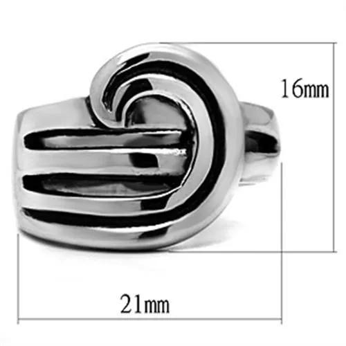 no plating Stainless Steel Ring TK635 for Women Style High