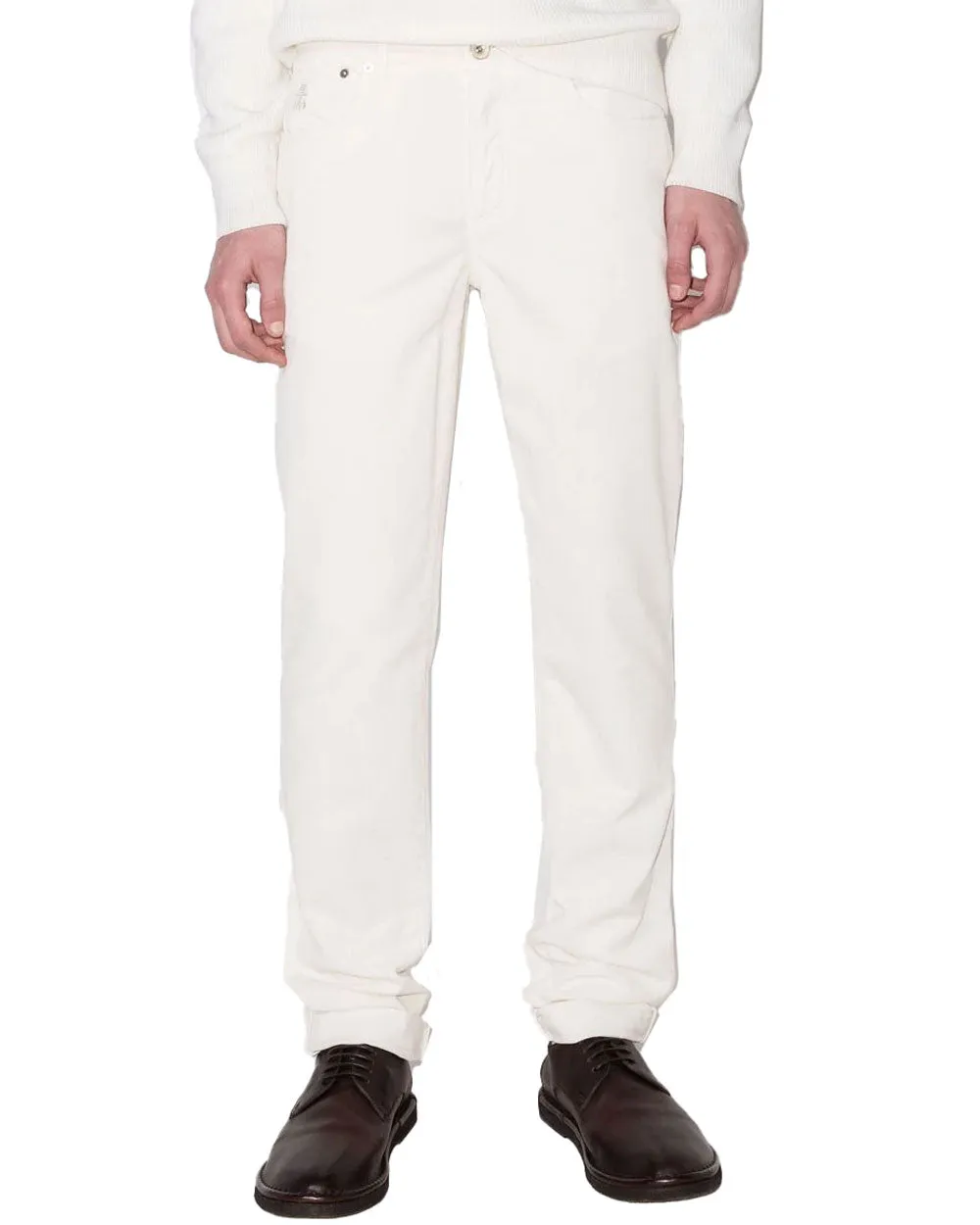 Off White Fine Corduroy 5 Pocket Pant