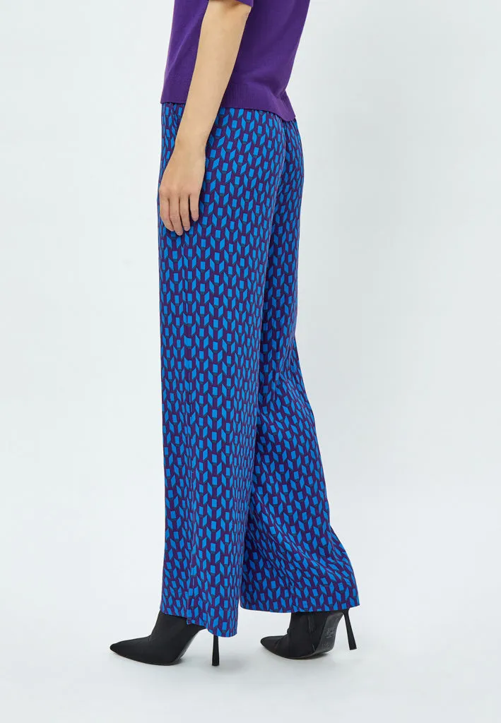 Orella Pants - Imperial Blue Print