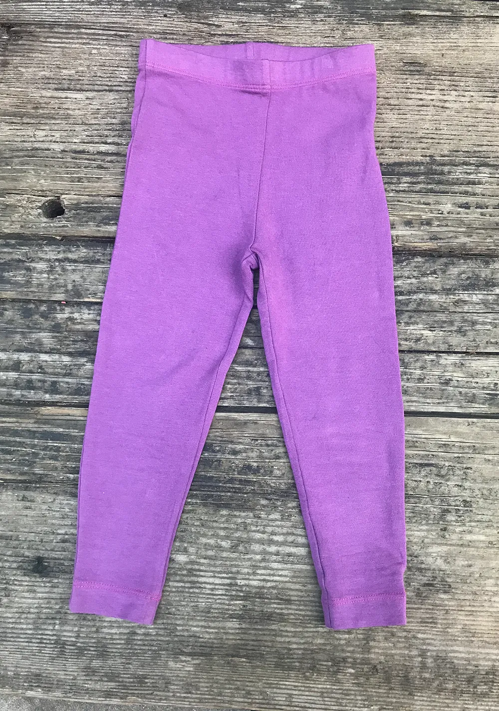 Organic Plum Baby Legging