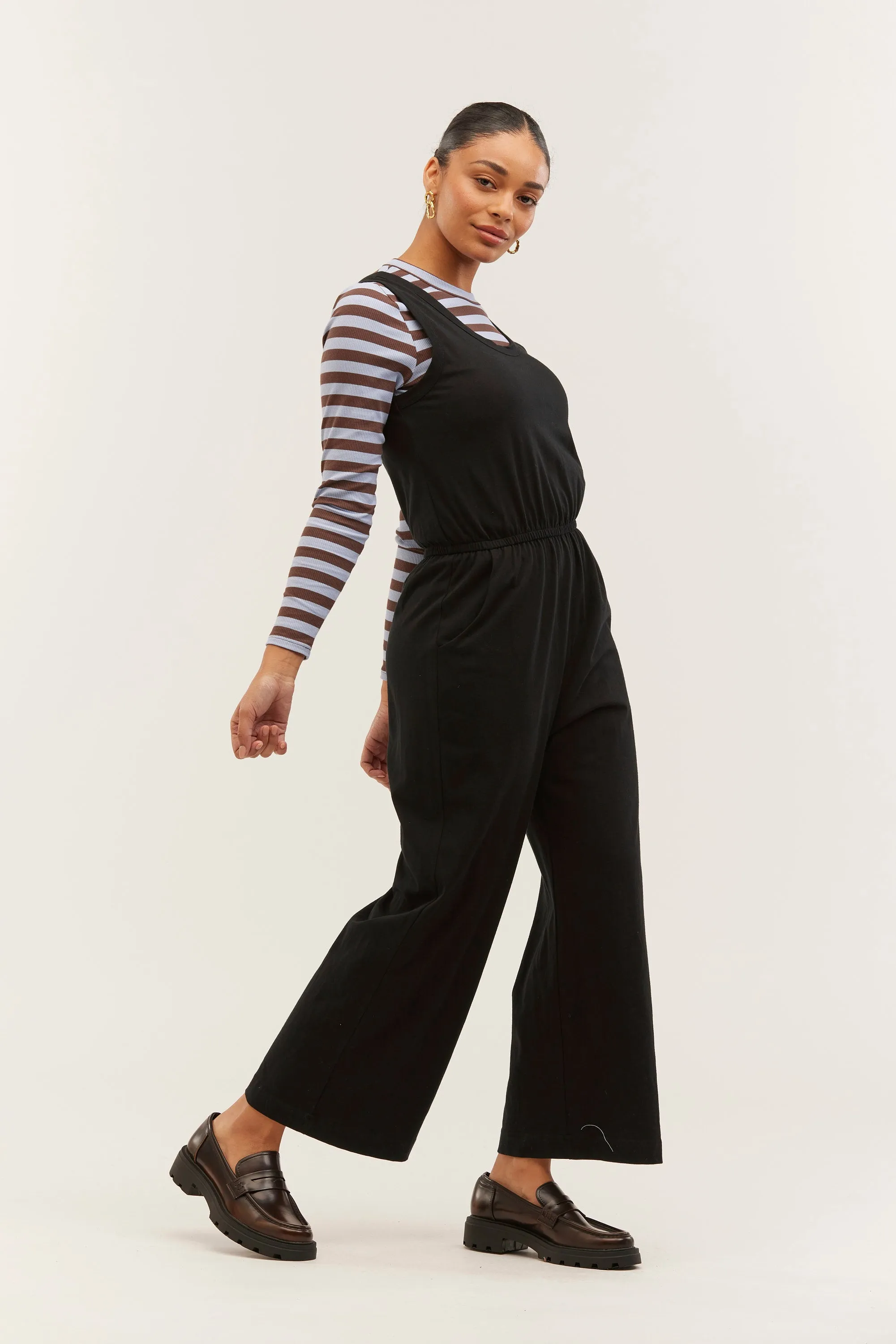 Organic Wide Leg Traveller Jumpsuit