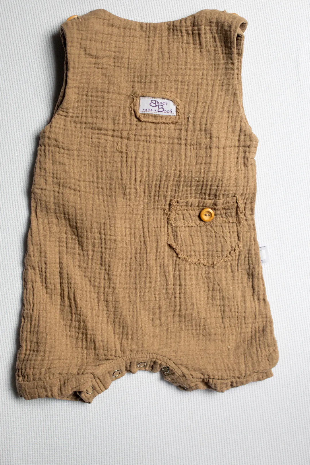 Overall Onesie - Mocha