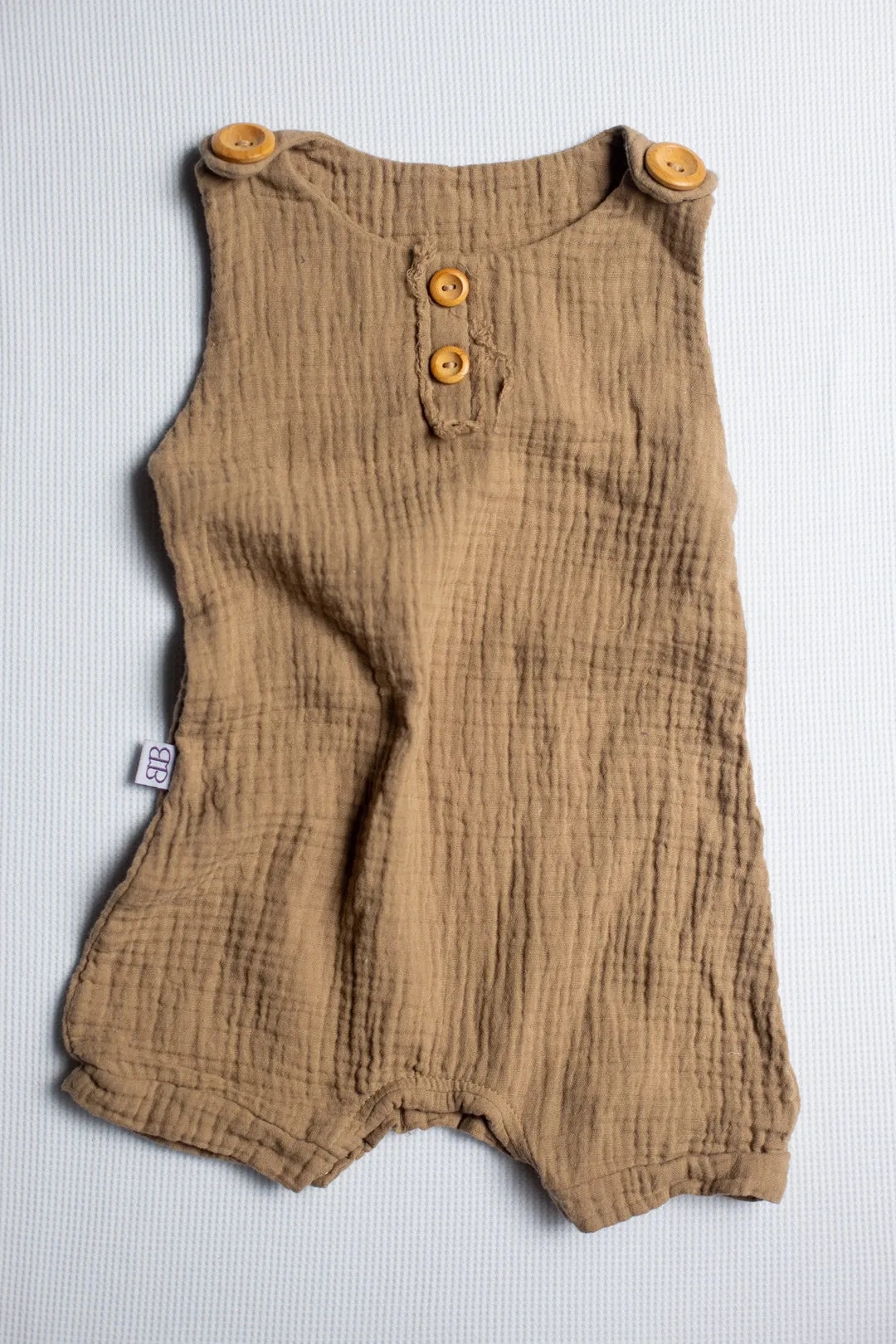 Overall Onesie - Mocha