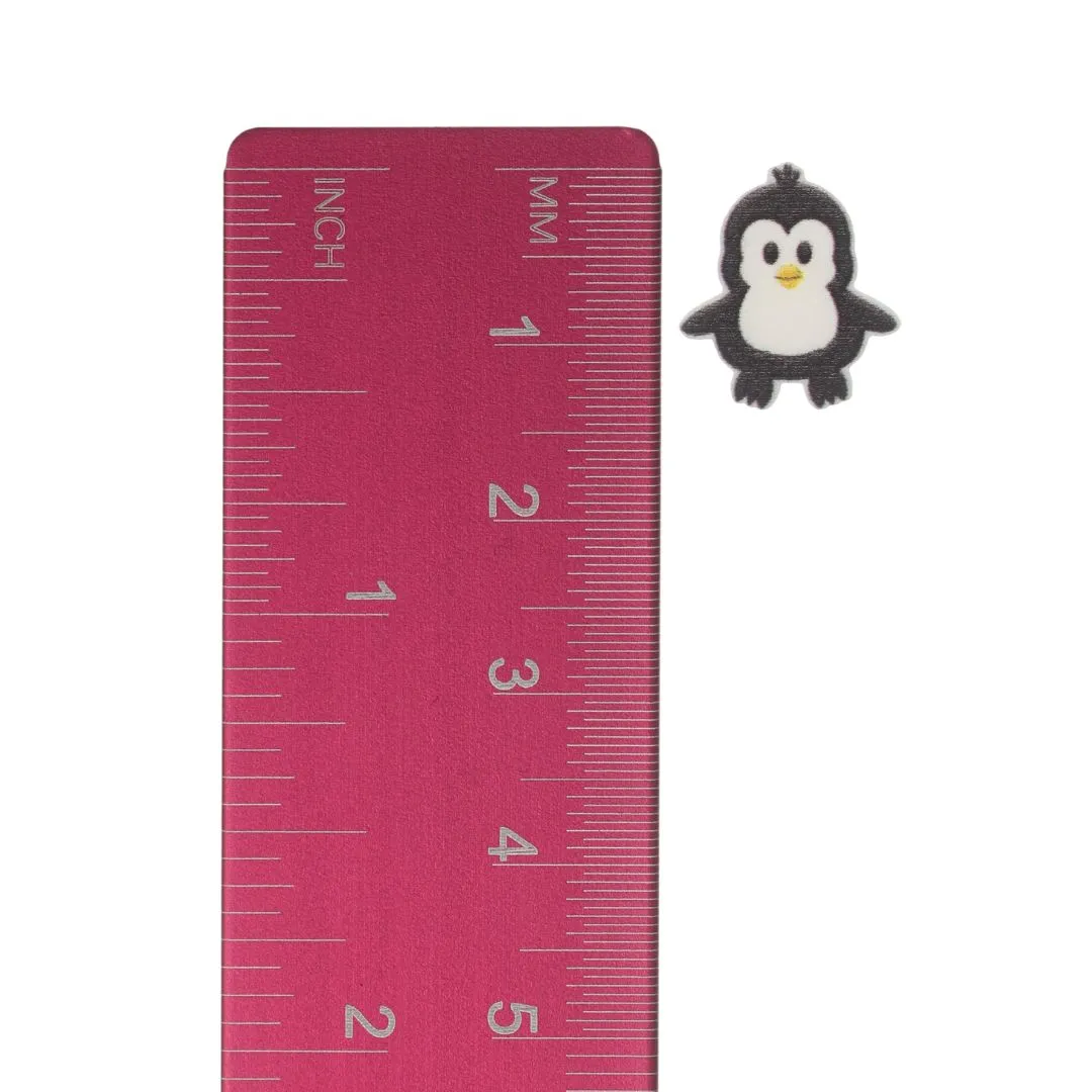 Penguin Studs Hypoallergenic Earrings for Sensitive Ears Made with Plastic Posts