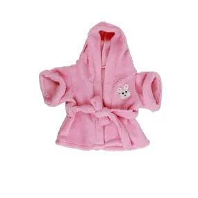 Pink Bathrobe Dressing Gown Teddy Bear Outfit