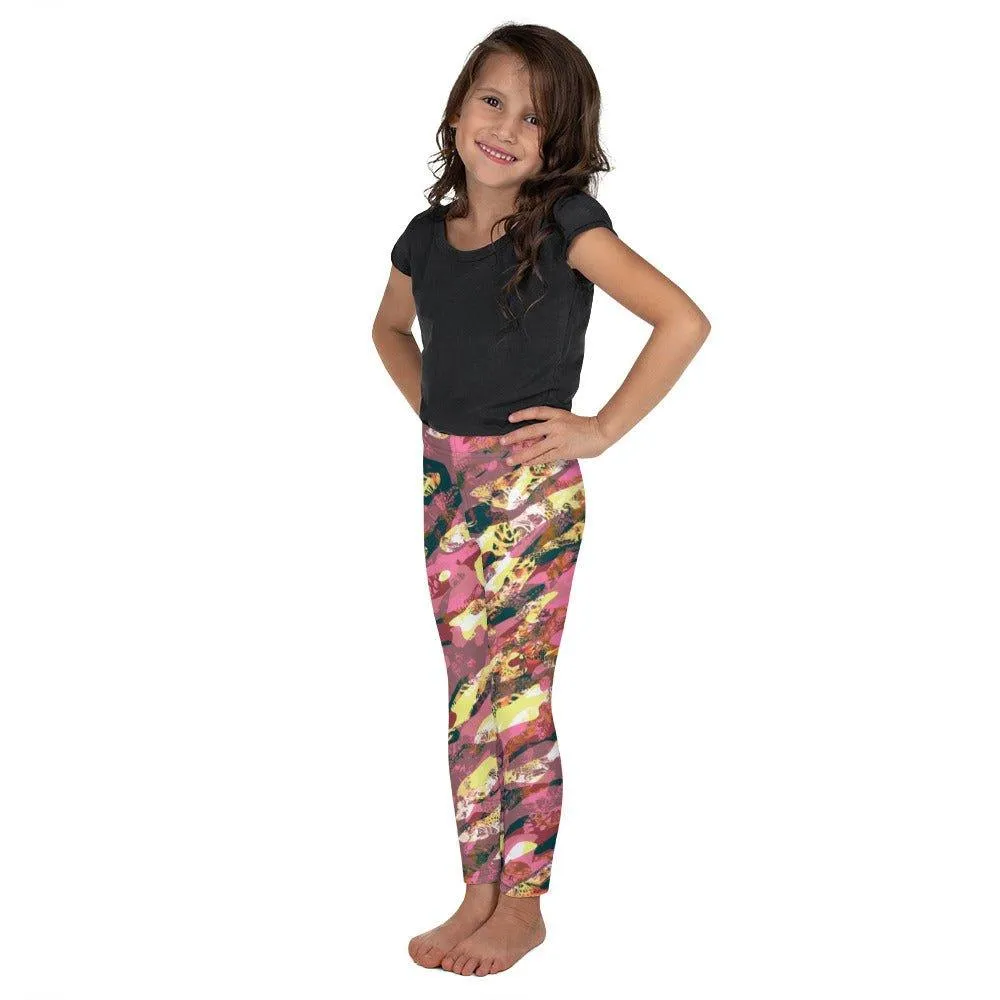 Pink Camouflage Kid's Leggings