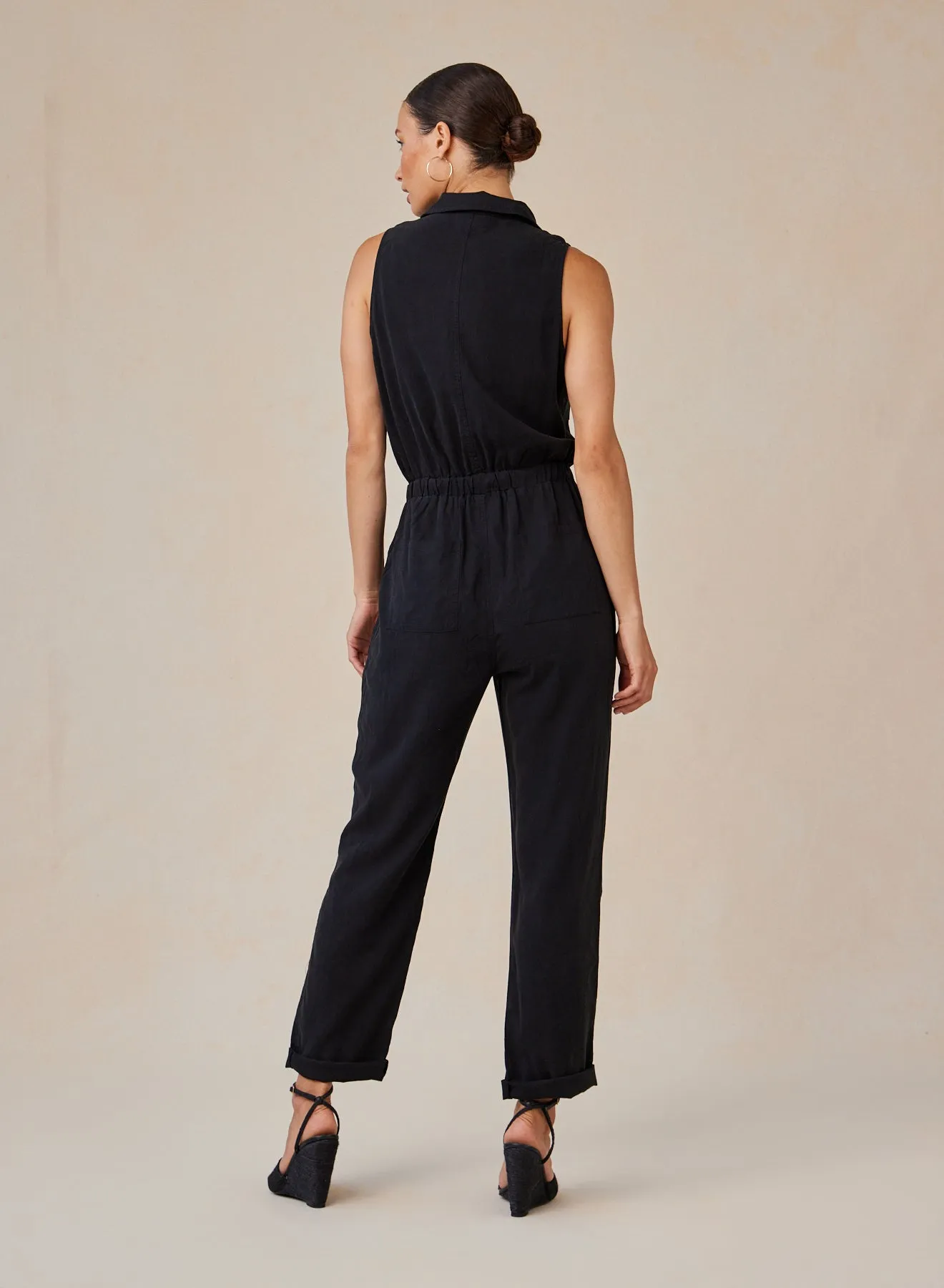 Pocket Jumpsuit - Vintage Black