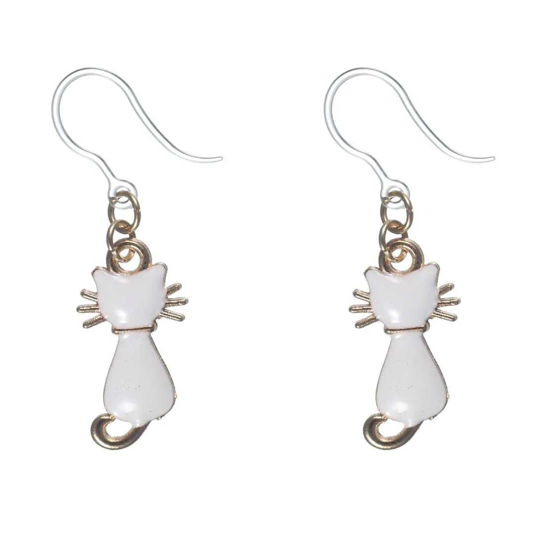 Pretty Kitty Dangles Hypoallergenic Earrings for Sensitive Ears Made with Plastic Posts