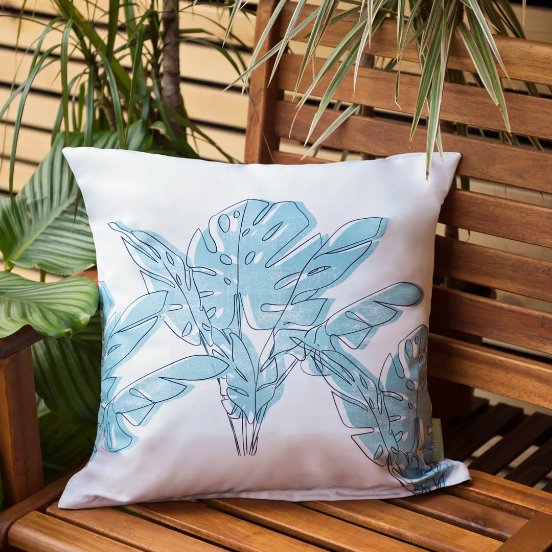 Printed Monstera Cushion Cover