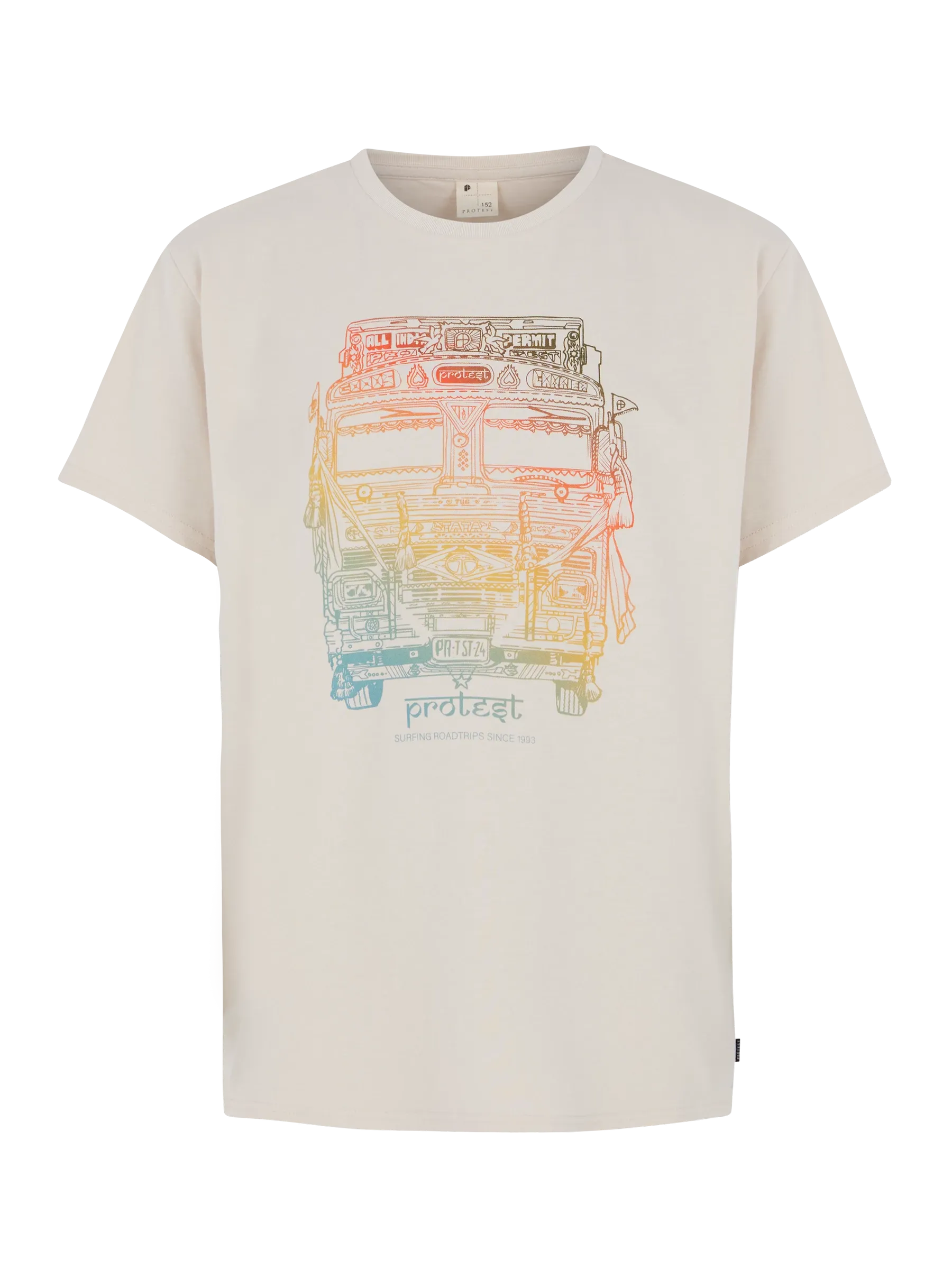 Protest PRTBANNER JR Kid's T-Shirt - KitOffWhite