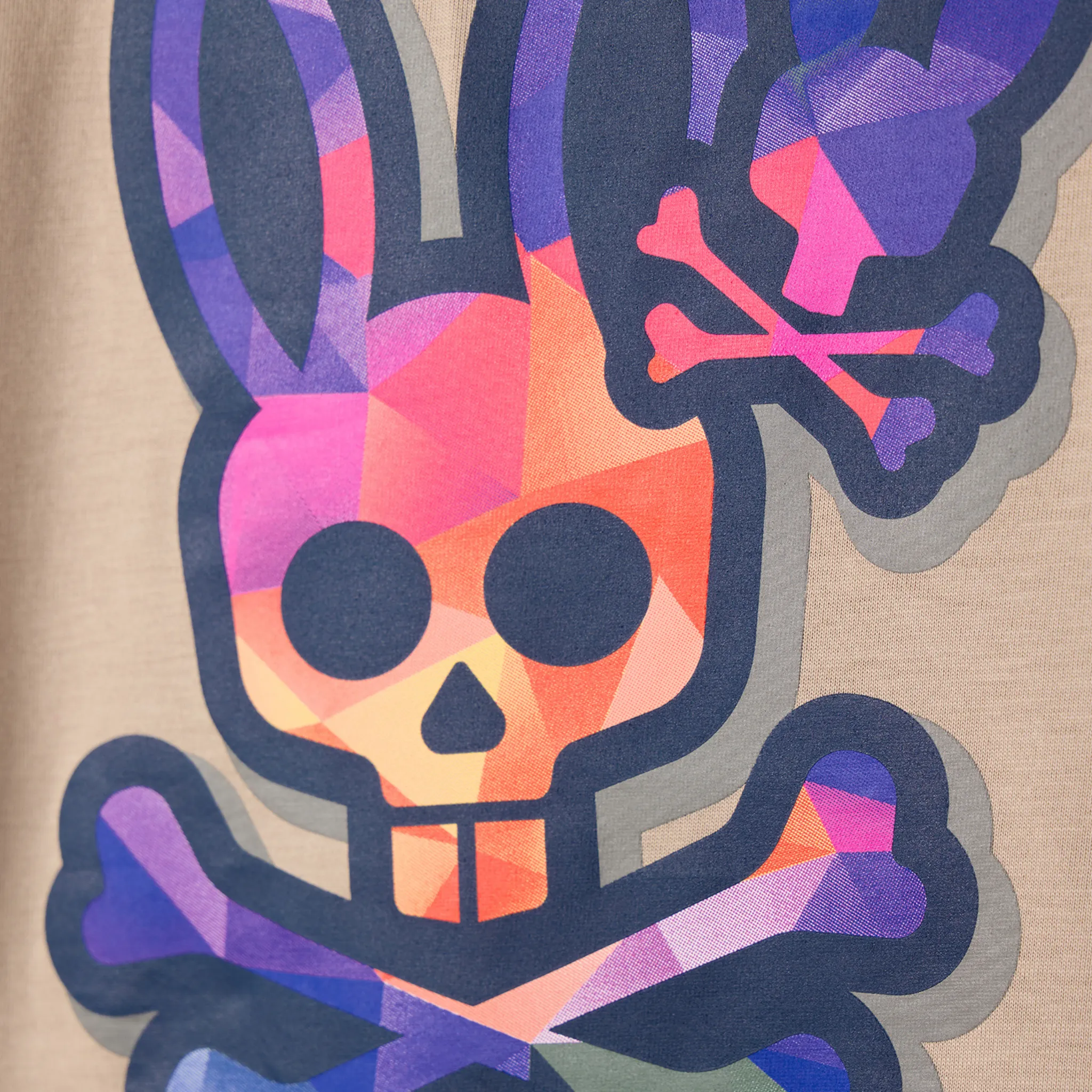 Psycho Bunny Randolph Graphic Tee (Stone)