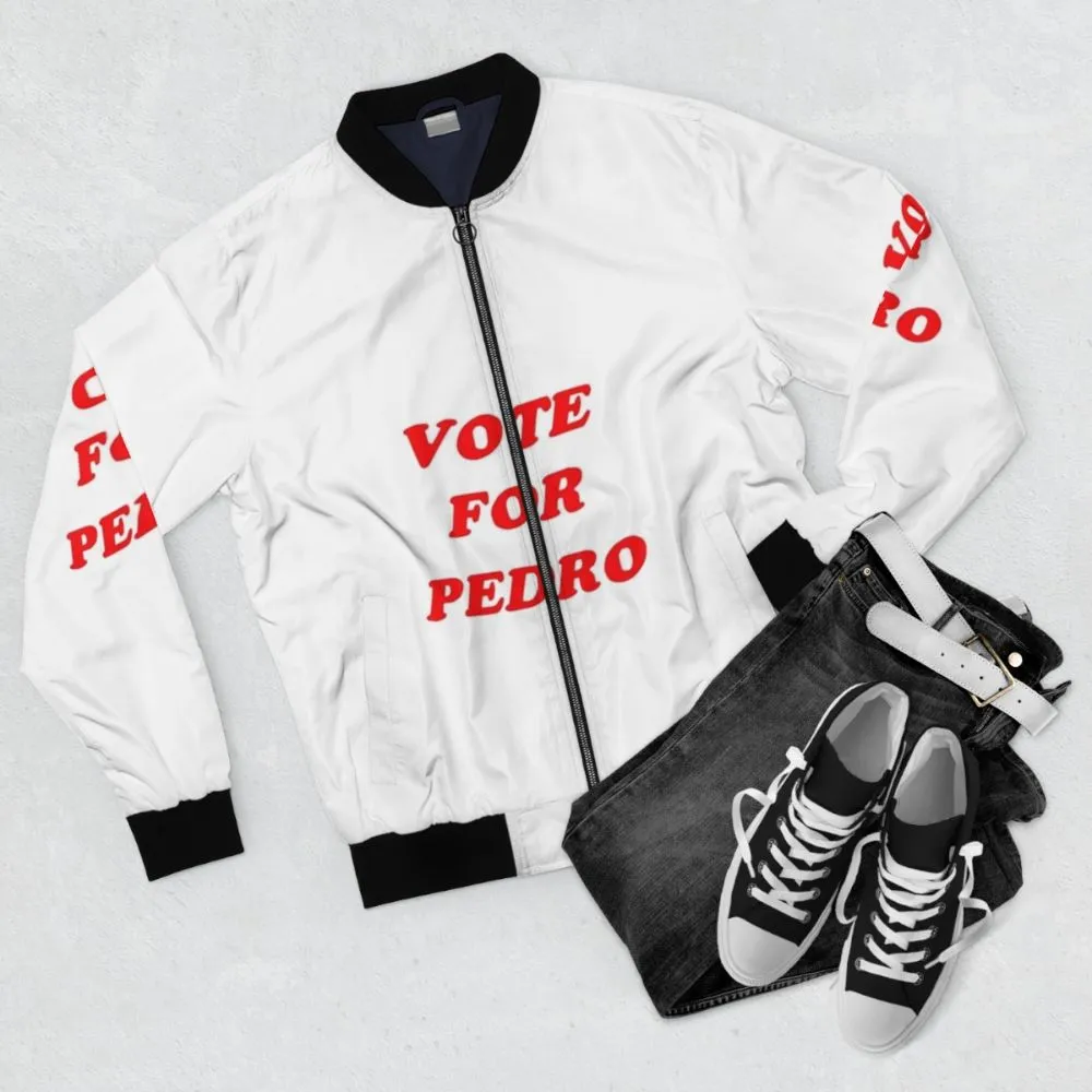 "Vote for Pedro" Bomber Jacket - Napoleon Dynamite Inspired