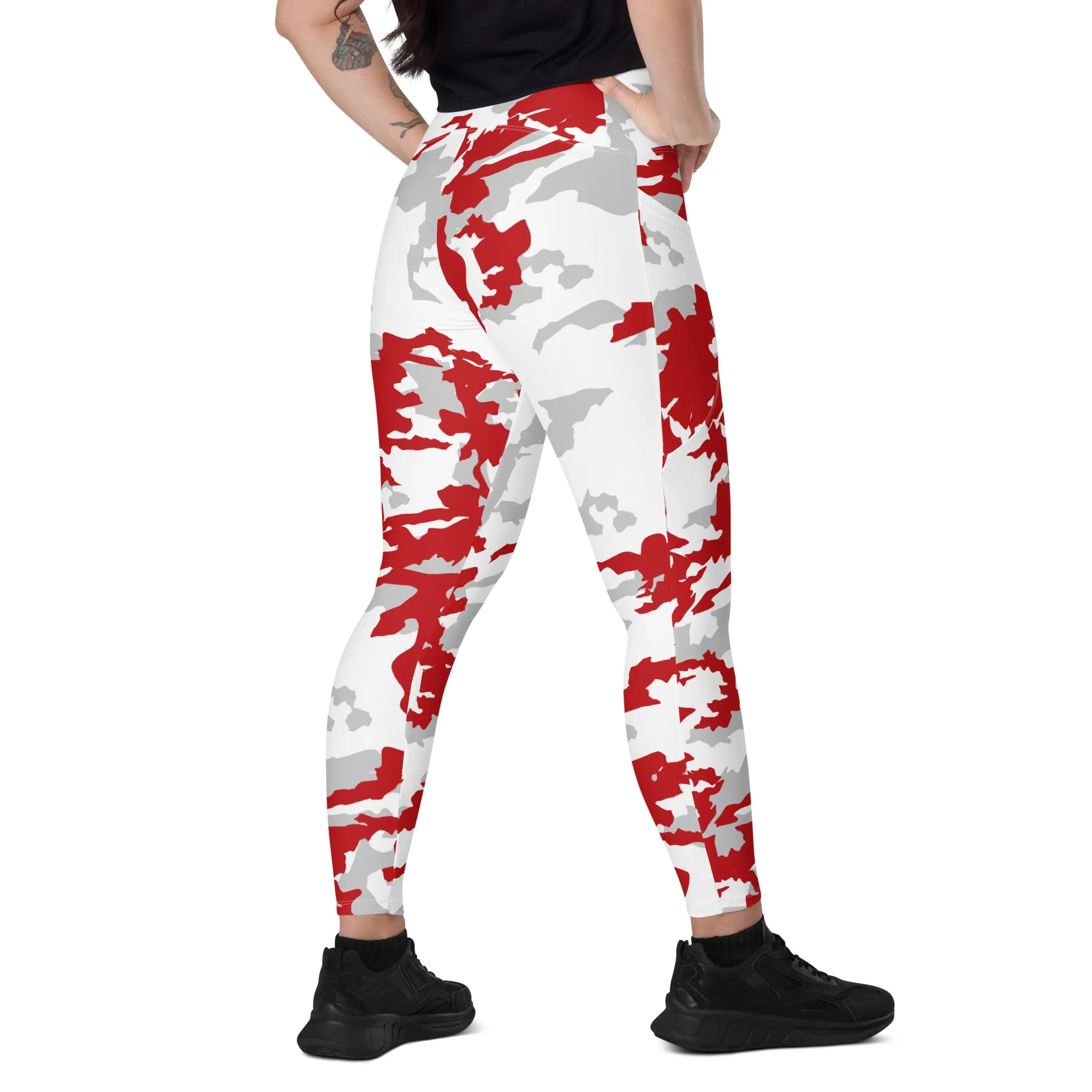 Red Camo Leggings