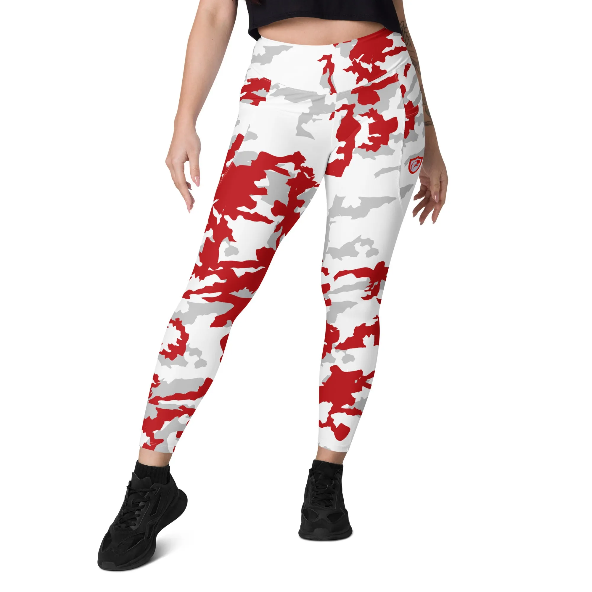 Red Camo Leggings