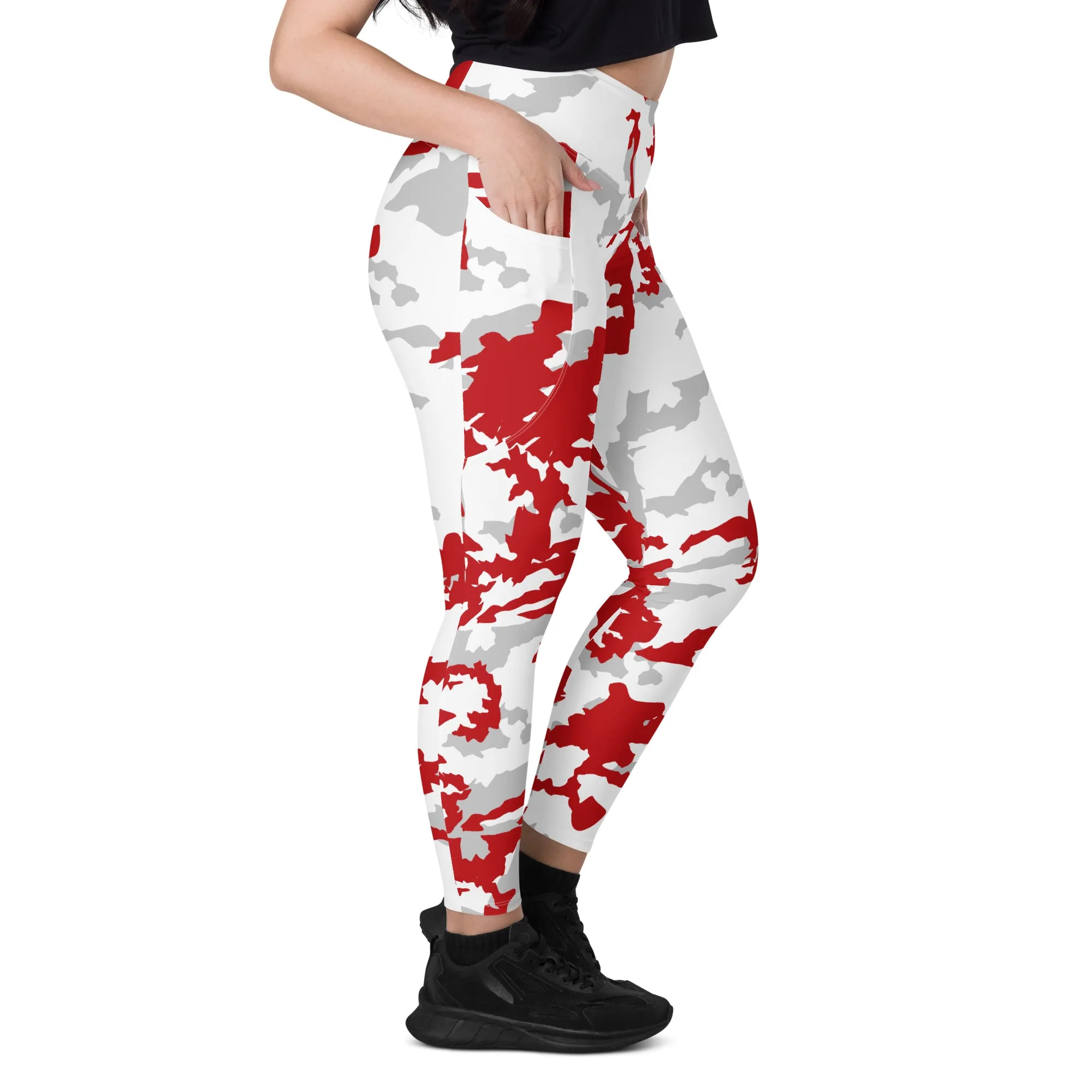 Red Camo Leggings