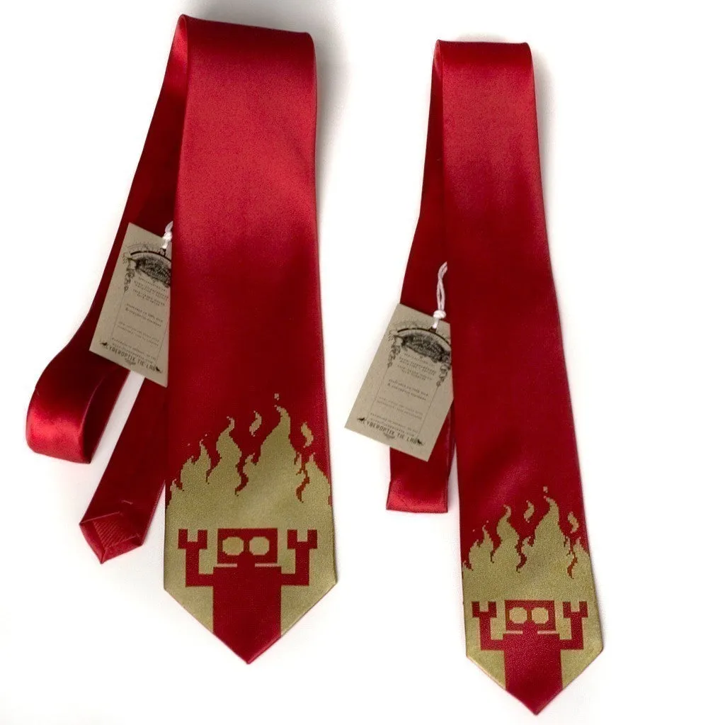 Red Robot Inferno Necktie