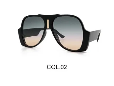 Retro Avant-garde Men And Women Fashion Big Frame Sunglasses