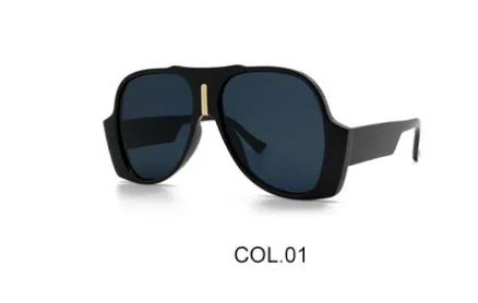 Retro Avant-garde Men And Women Fashion Big Frame Sunglasses