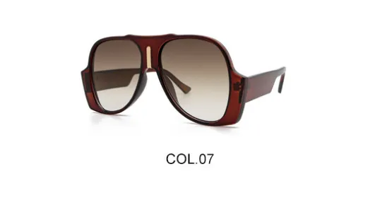 Retro Avant-garde Men And Women Fashion Big Frame Sunglasses