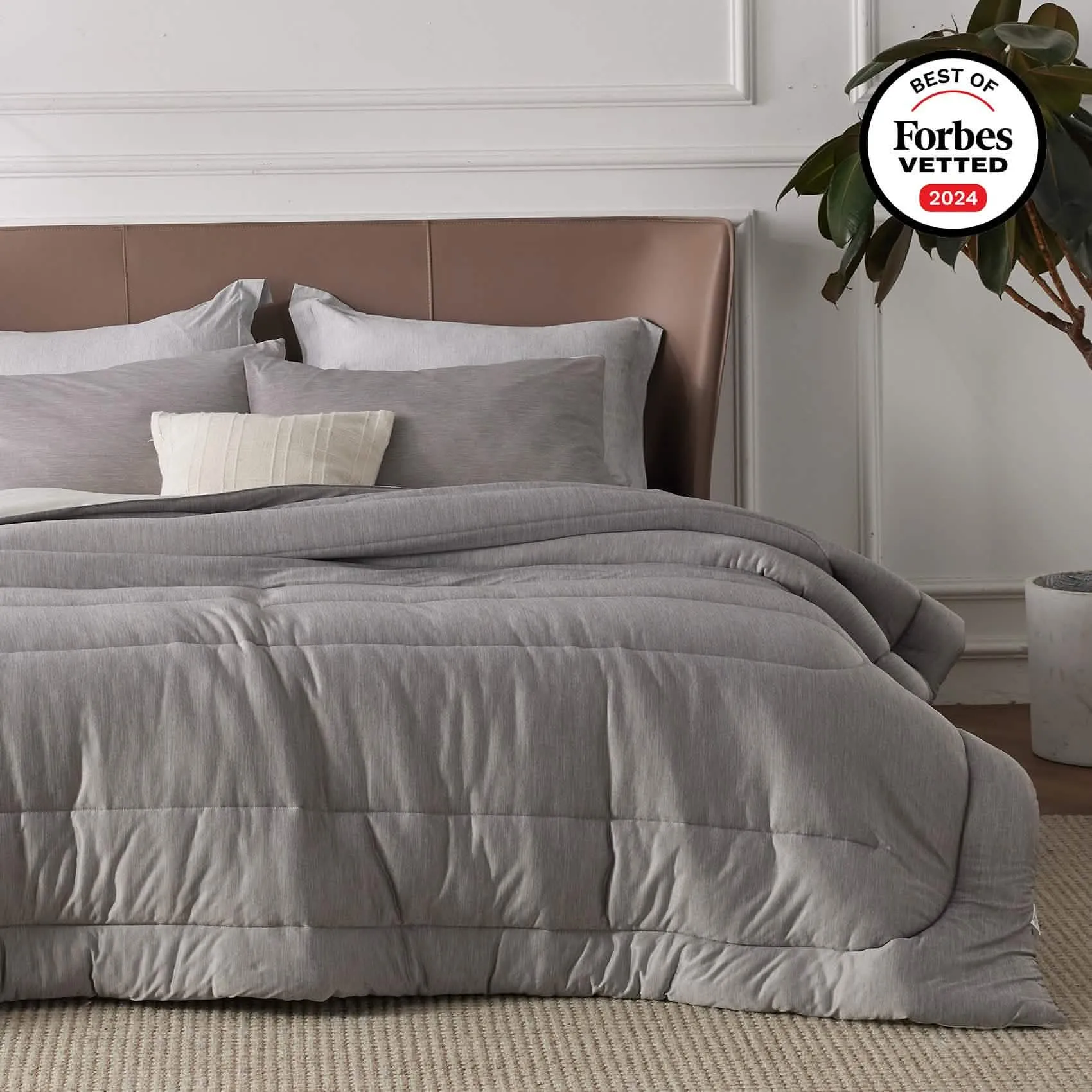 Reversible Warm and Cooling Comforter Set