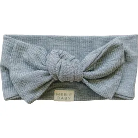 Ribbed Bamboo Head Wrap | Heather Grey