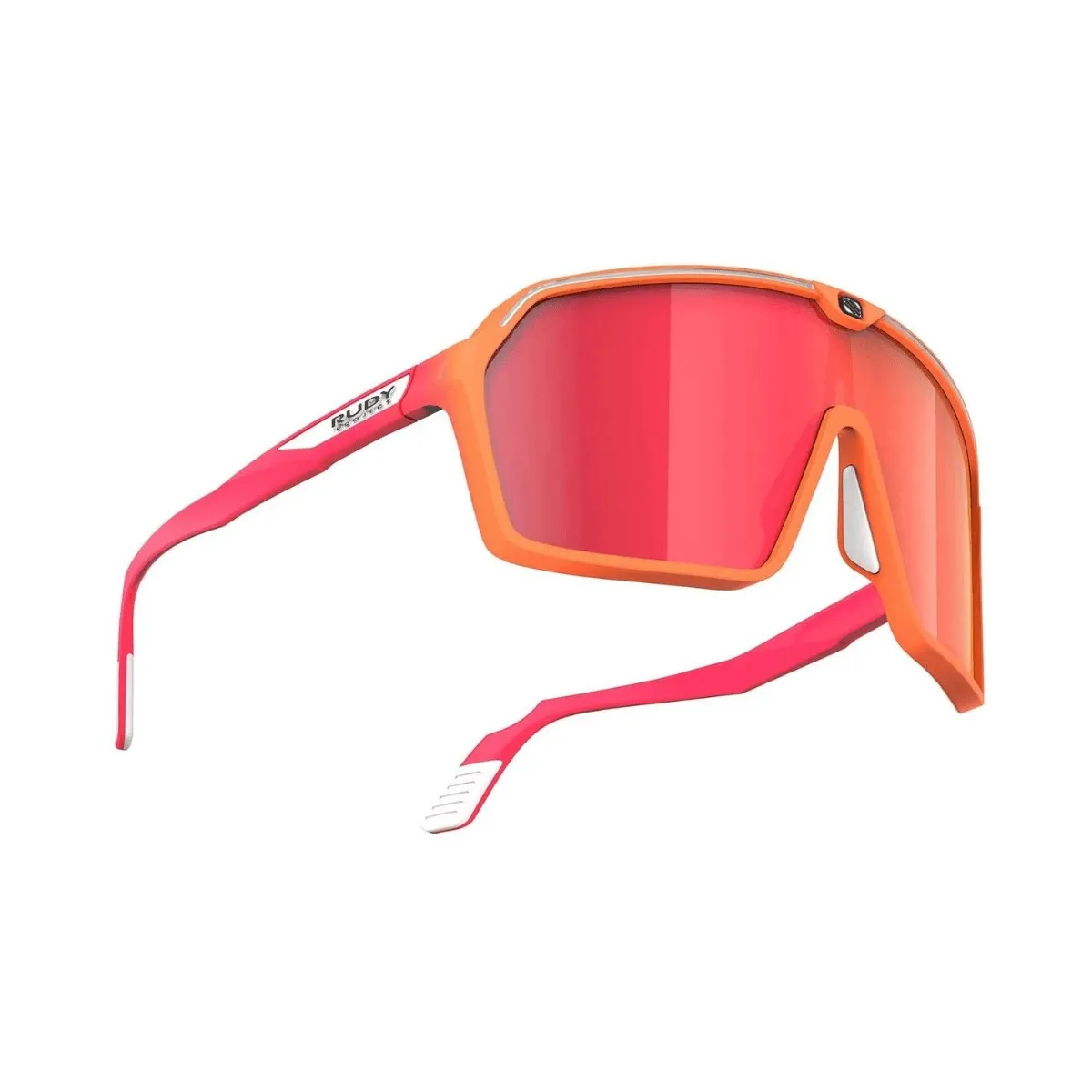 Rudy Project Spinshield Red Glasses with Orange Lens