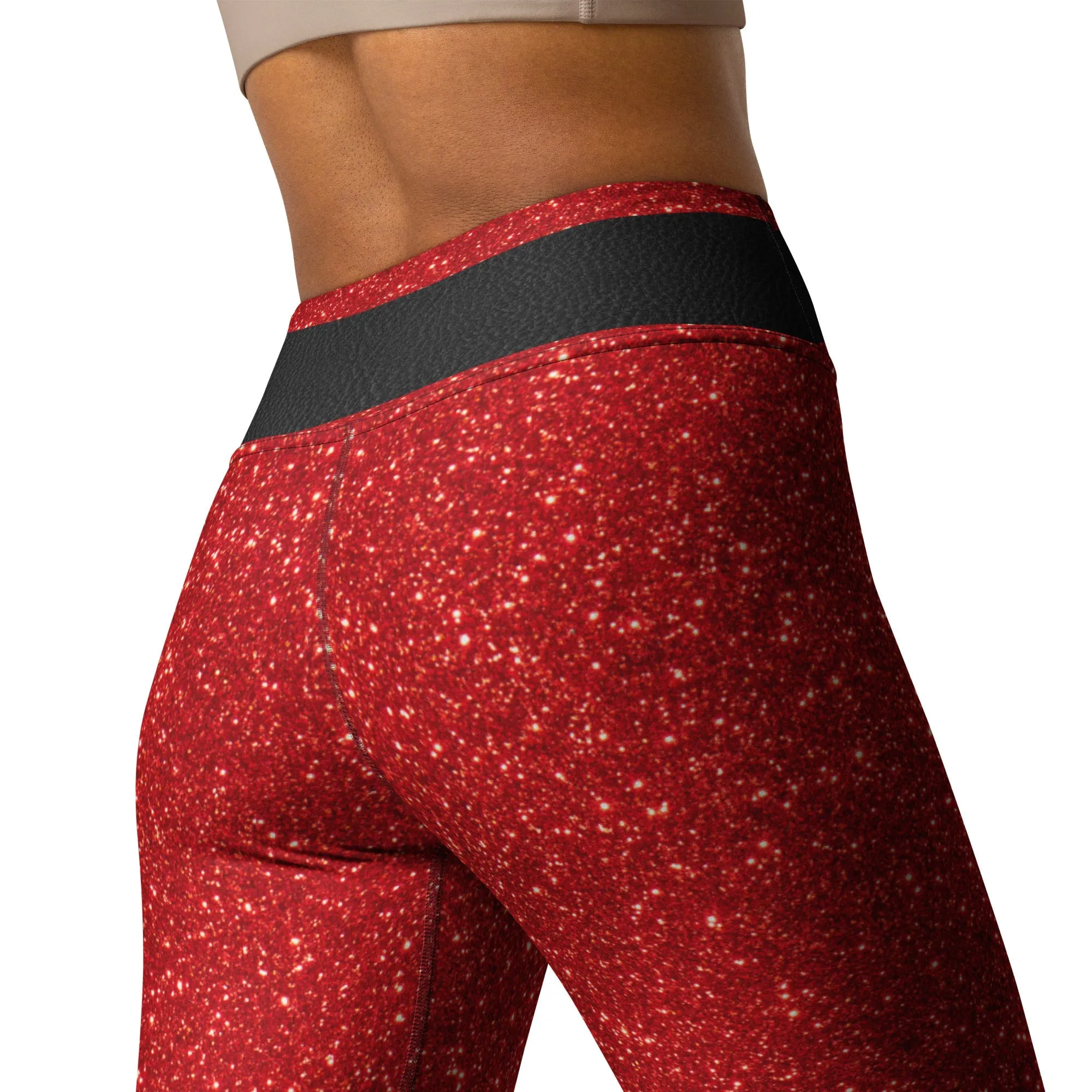 Santa's Outfit Yoga Leggings