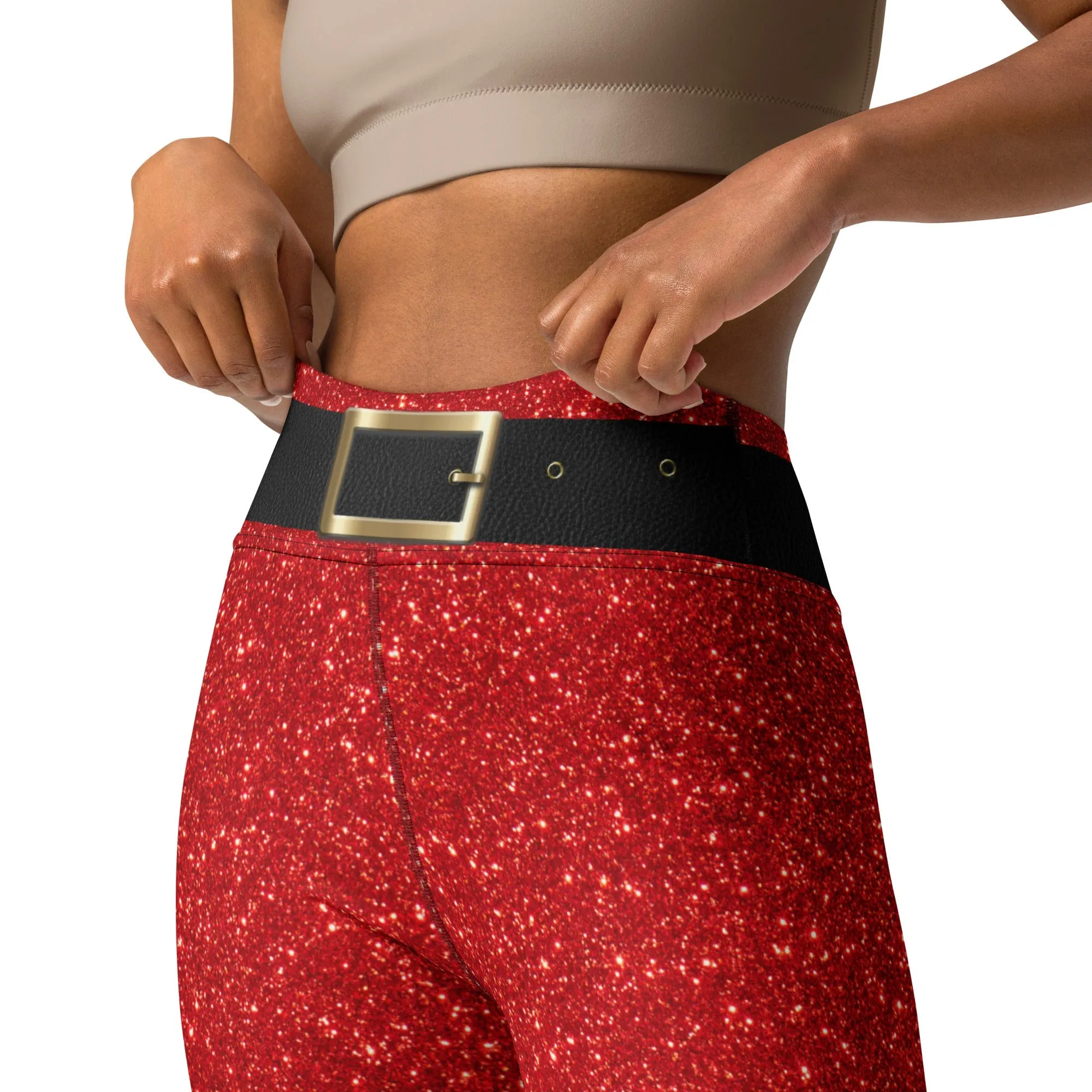 Santa's Outfit Yoga Leggings