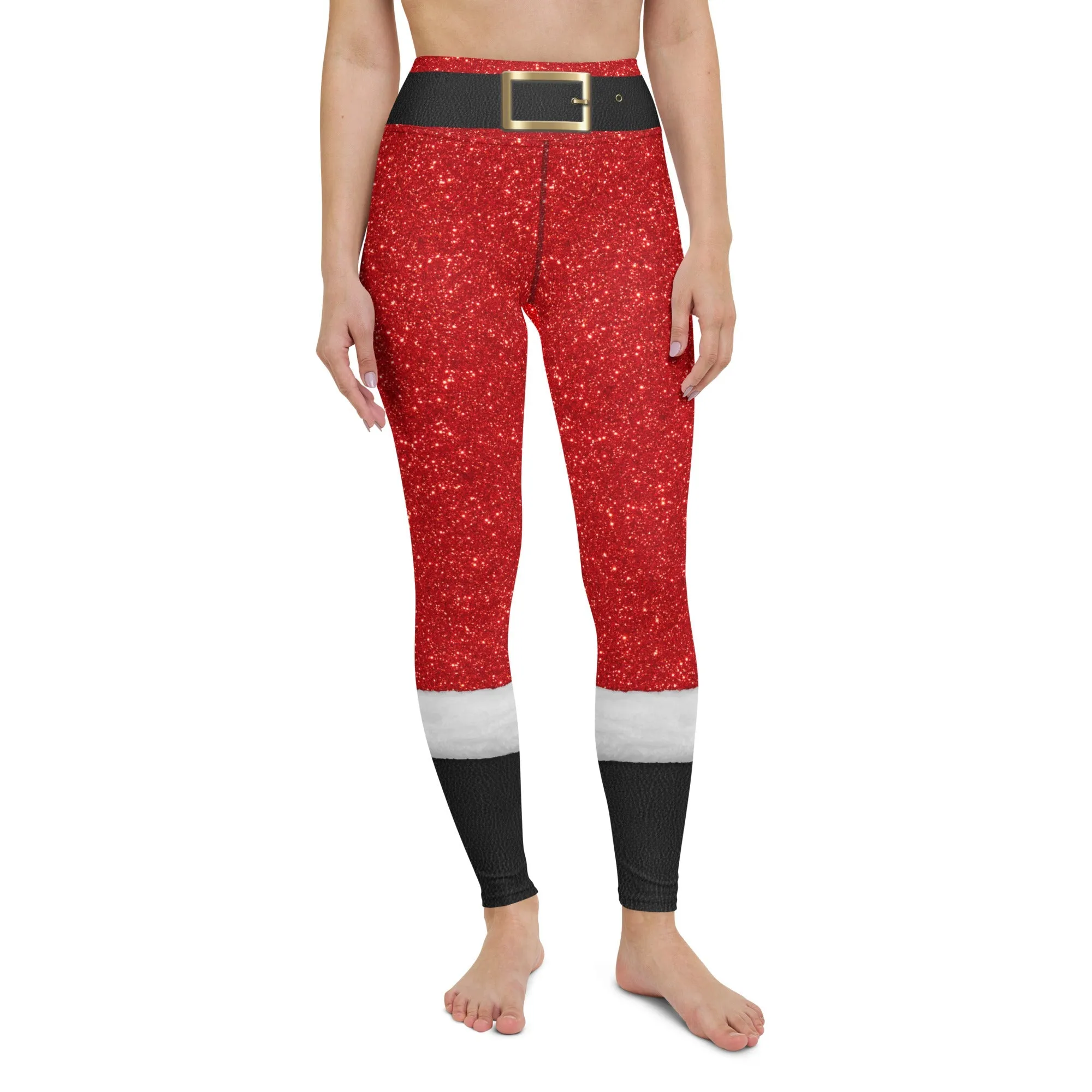 Santa's Outfit Yoga Leggings