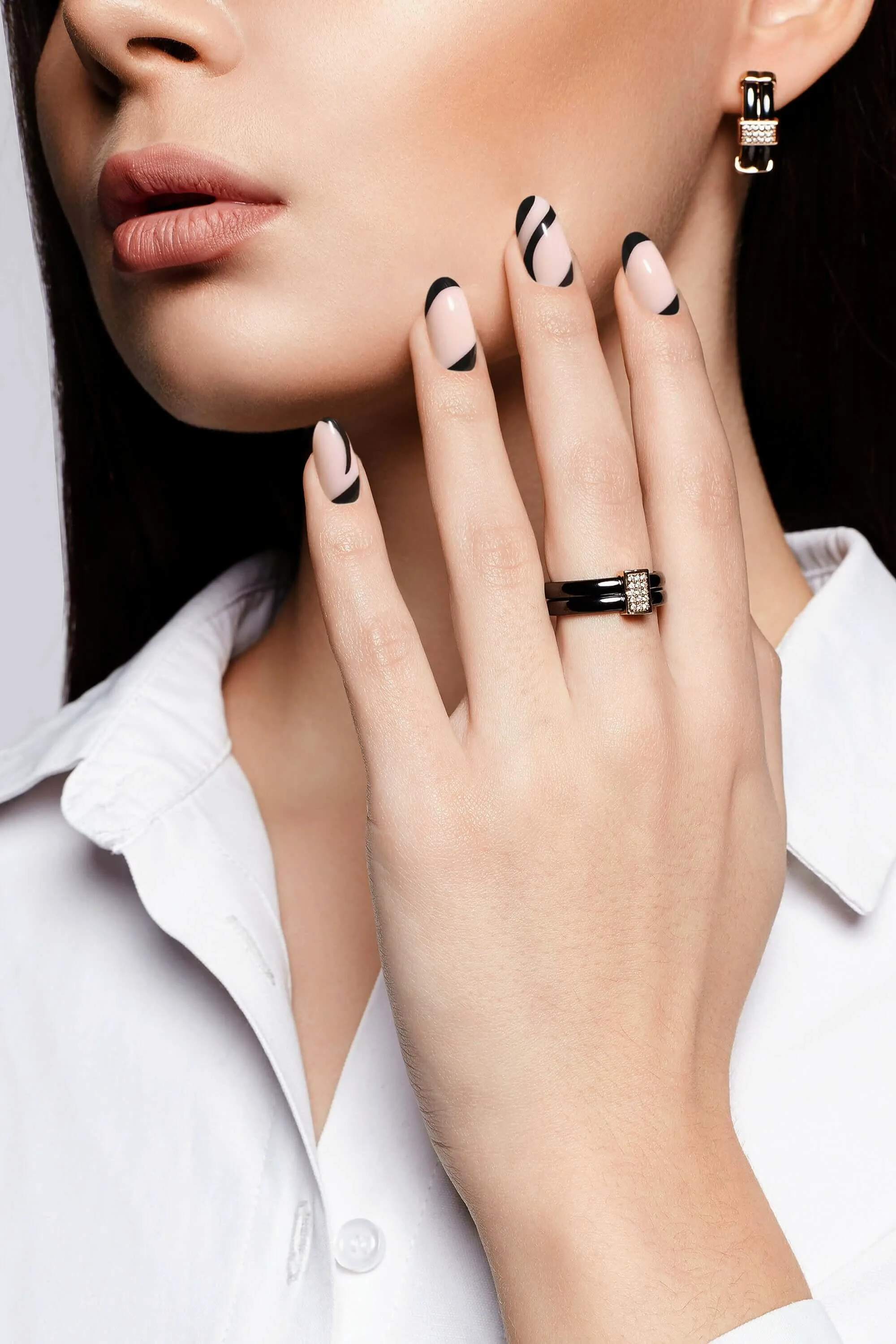 Satin Black | Soft & Durable Press-On Nails