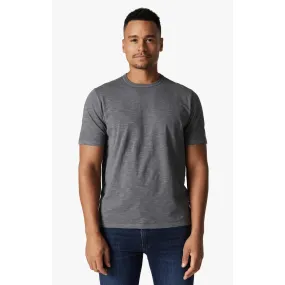 SLUB CREW NECK T-SHIRT WINTER GREY