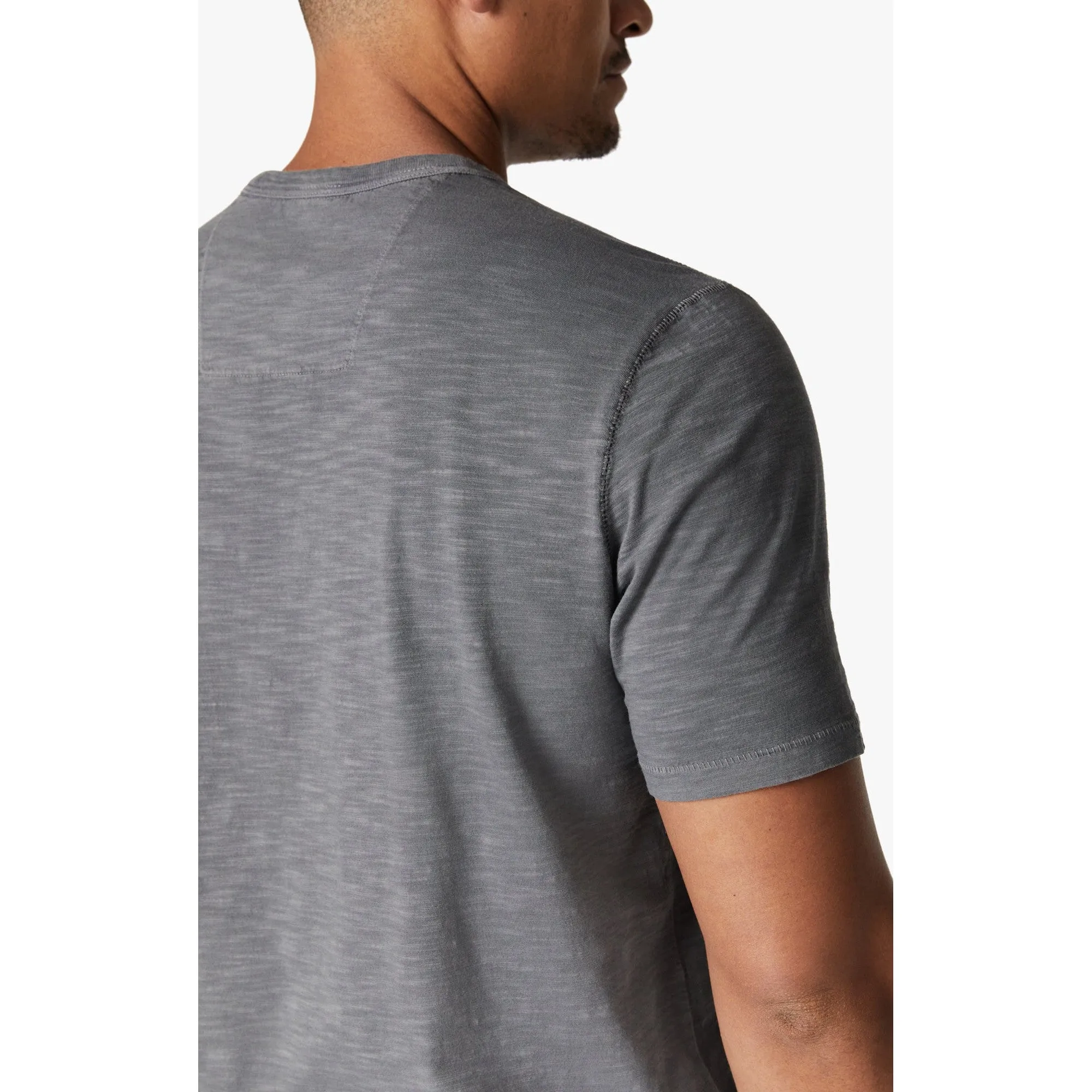 SLUB CREW NECK T-SHIRT WINTER GREY