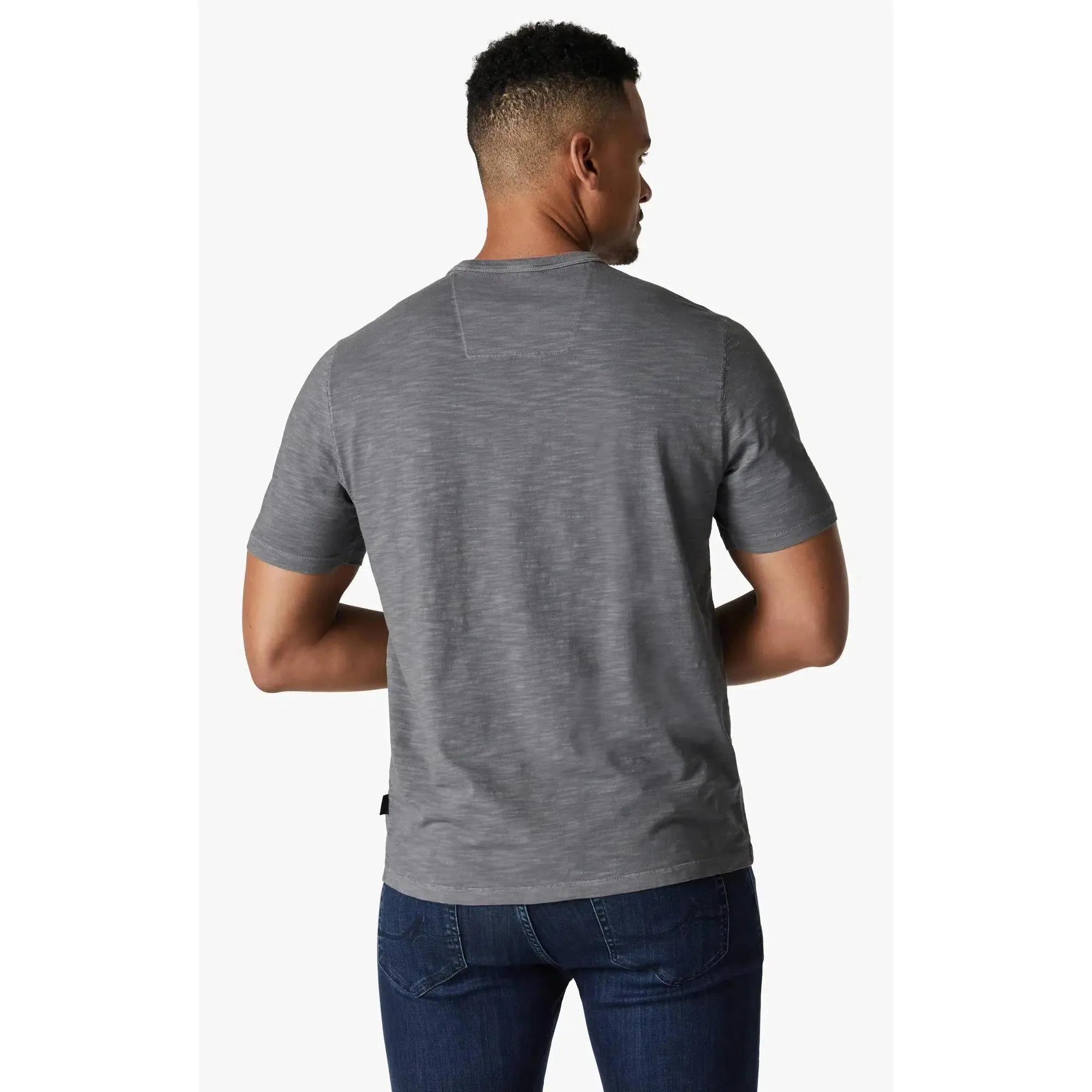 SLUB CREW NECK T-SHIRT WINTER GREY