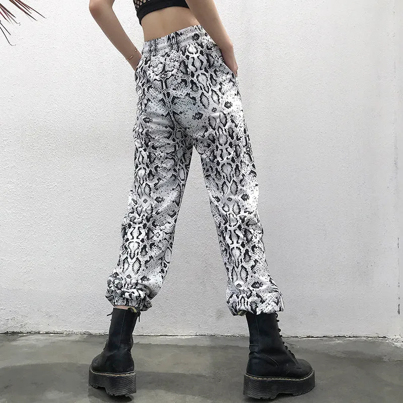 Snake Print Trousers