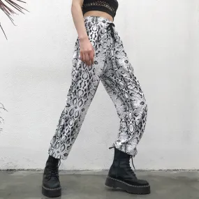 Snake Print Trousers