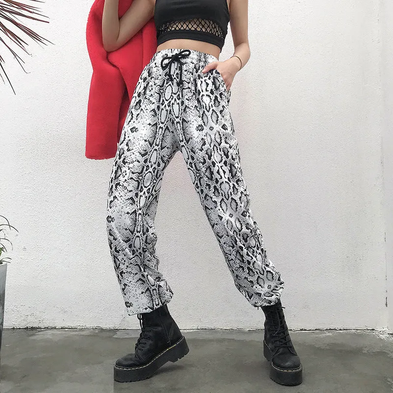 Snake Print Trousers