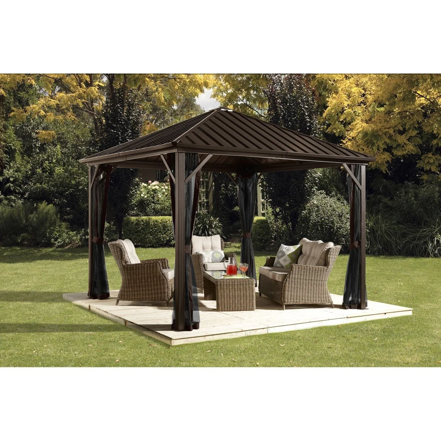 Sojag | Dakota Hardtop Gazebo 8' x 8'