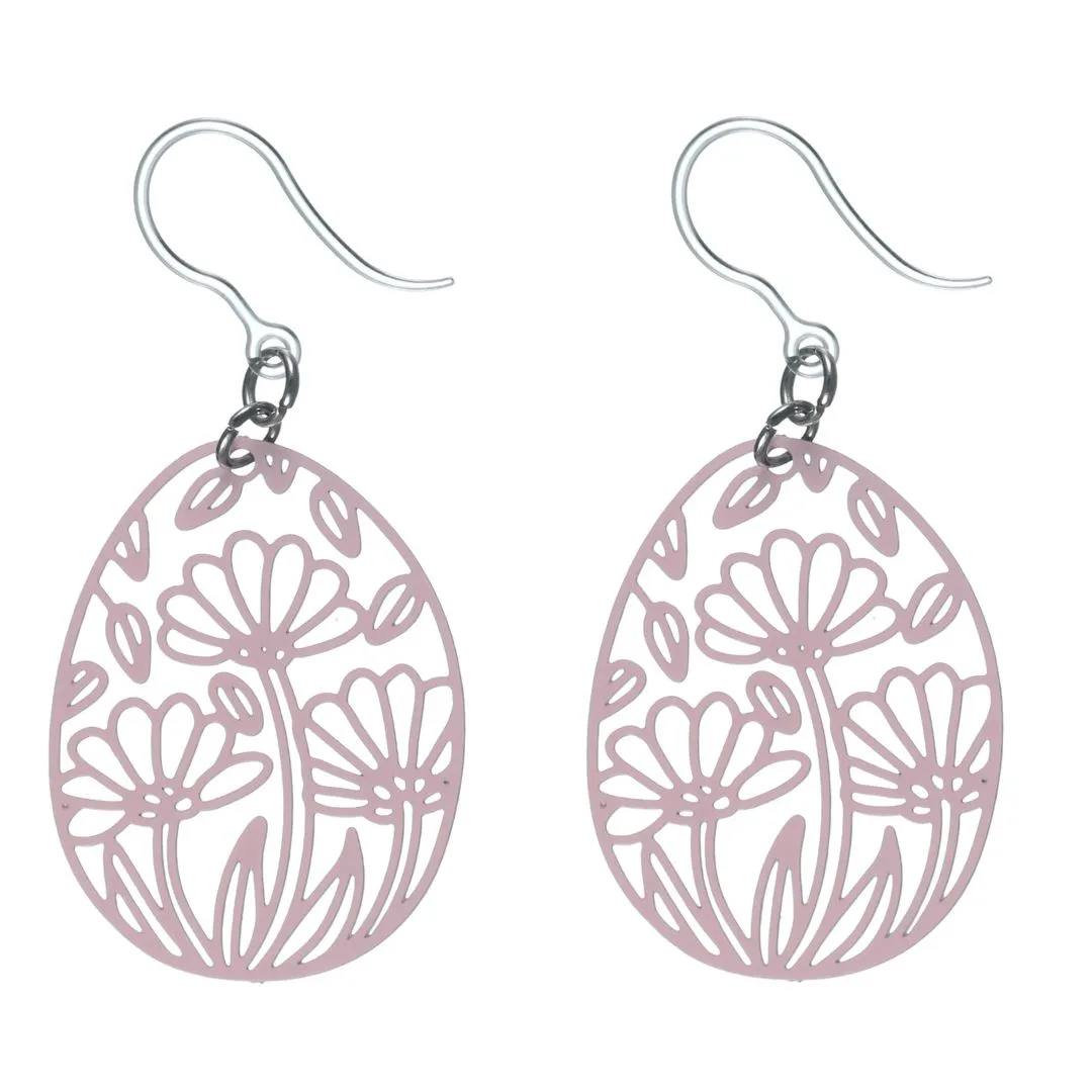 Spring Flower Dangles Hypoallergenic Earrings for Sensitive Ears Made with Plastic Posts