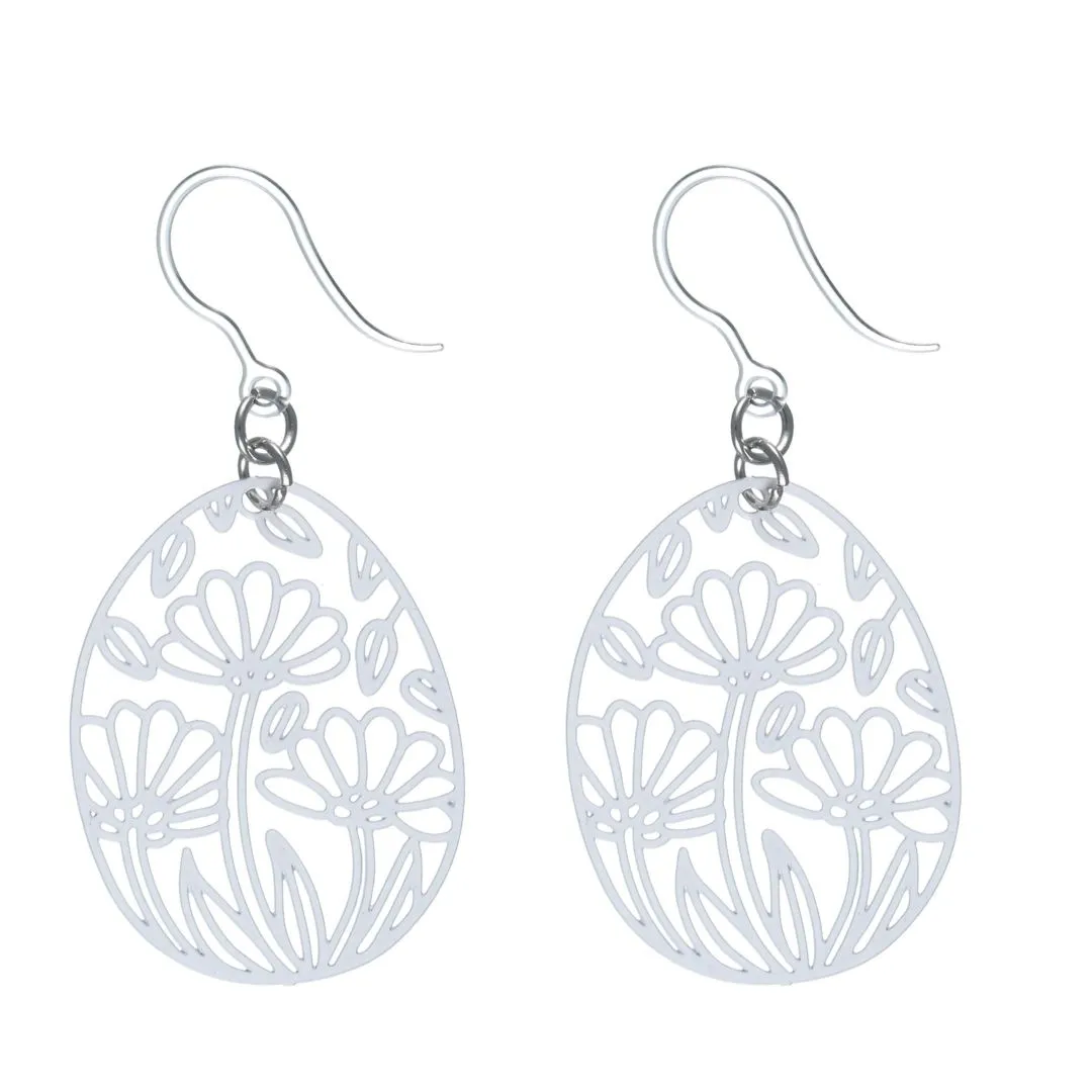 Spring Flower Dangles Hypoallergenic Earrings for Sensitive Ears Made with Plastic Posts