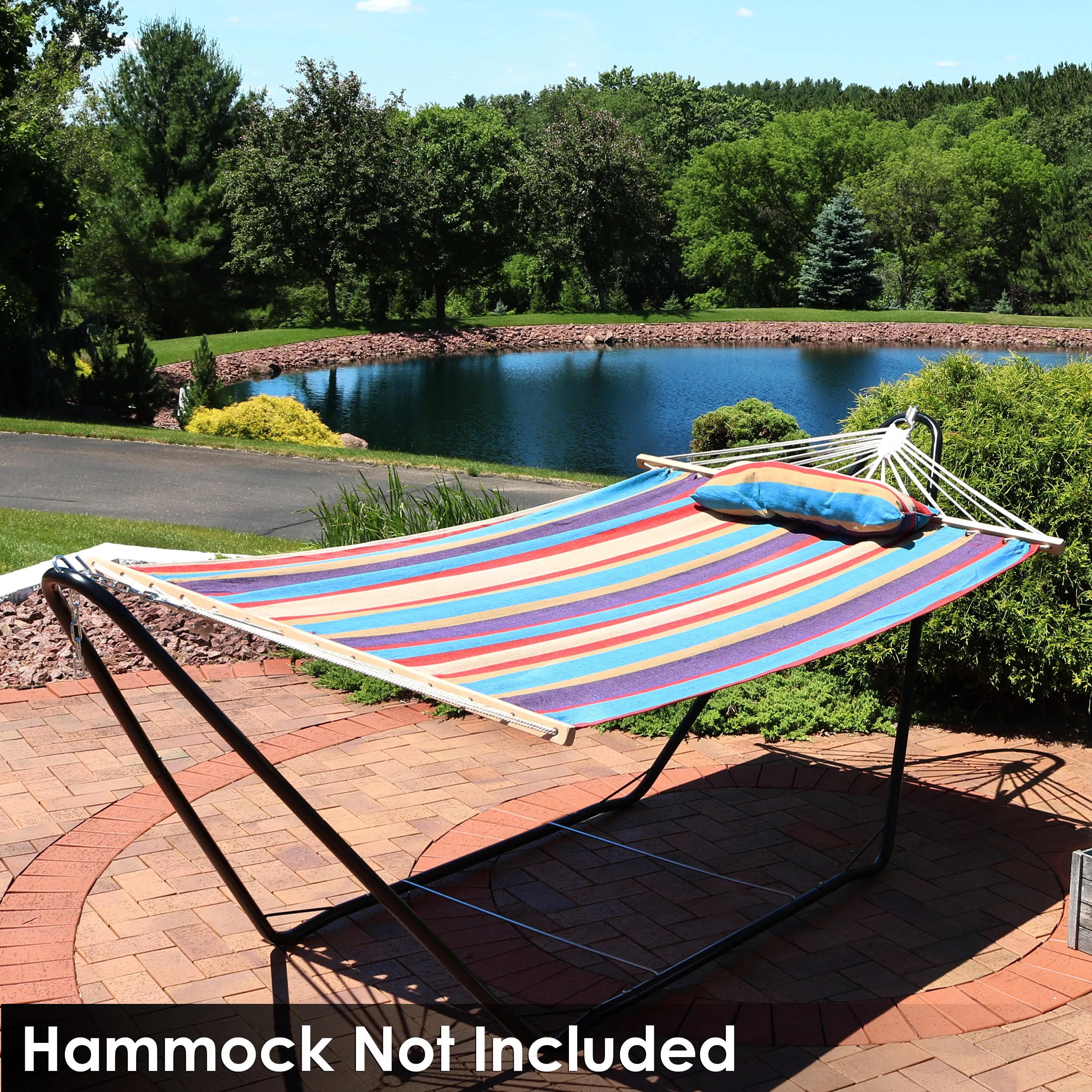 Sunnydaze 10' Portable Hammock Stand - 330-Pound Capacity