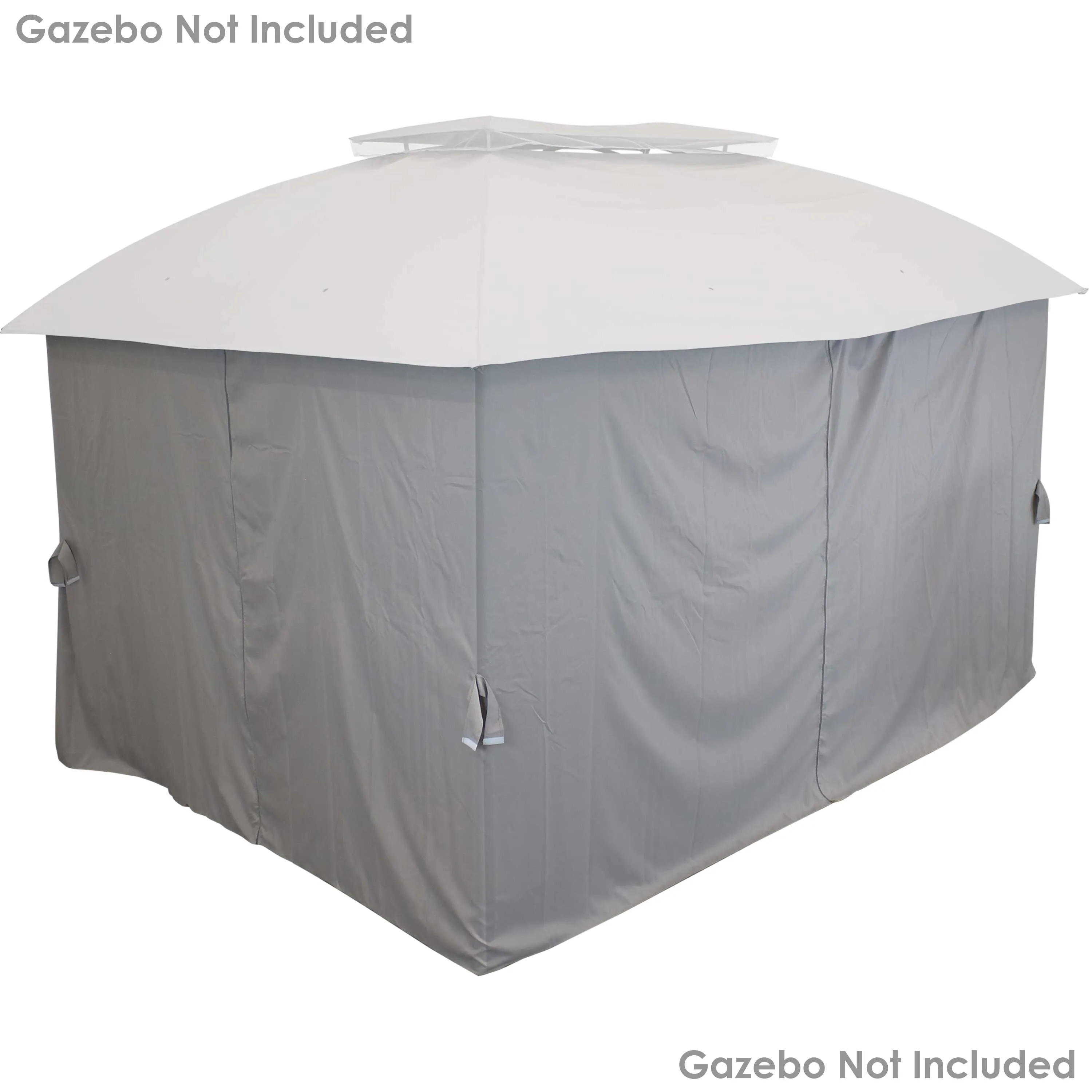 Sunnydaze 10' x 13' Gazebo 4-Piece Polyester Sidewall Set